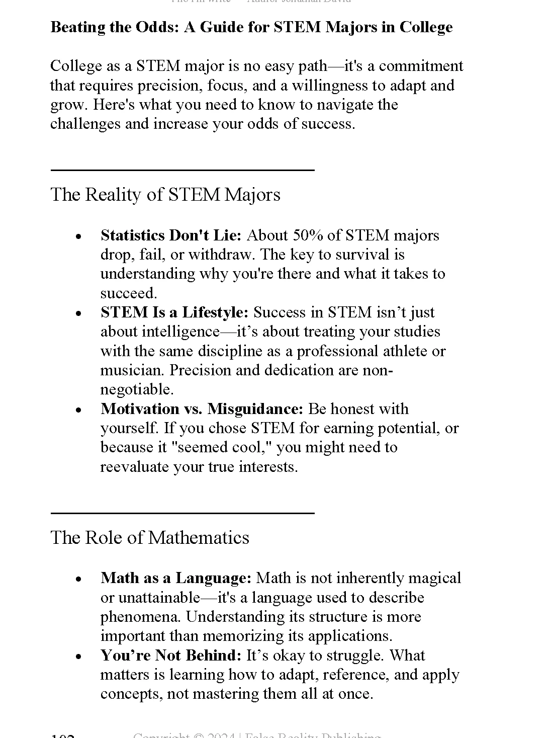 The Daily Dose (Volume 1): 18-Weeks of Daily Motivation for STEM Majors product image (11)