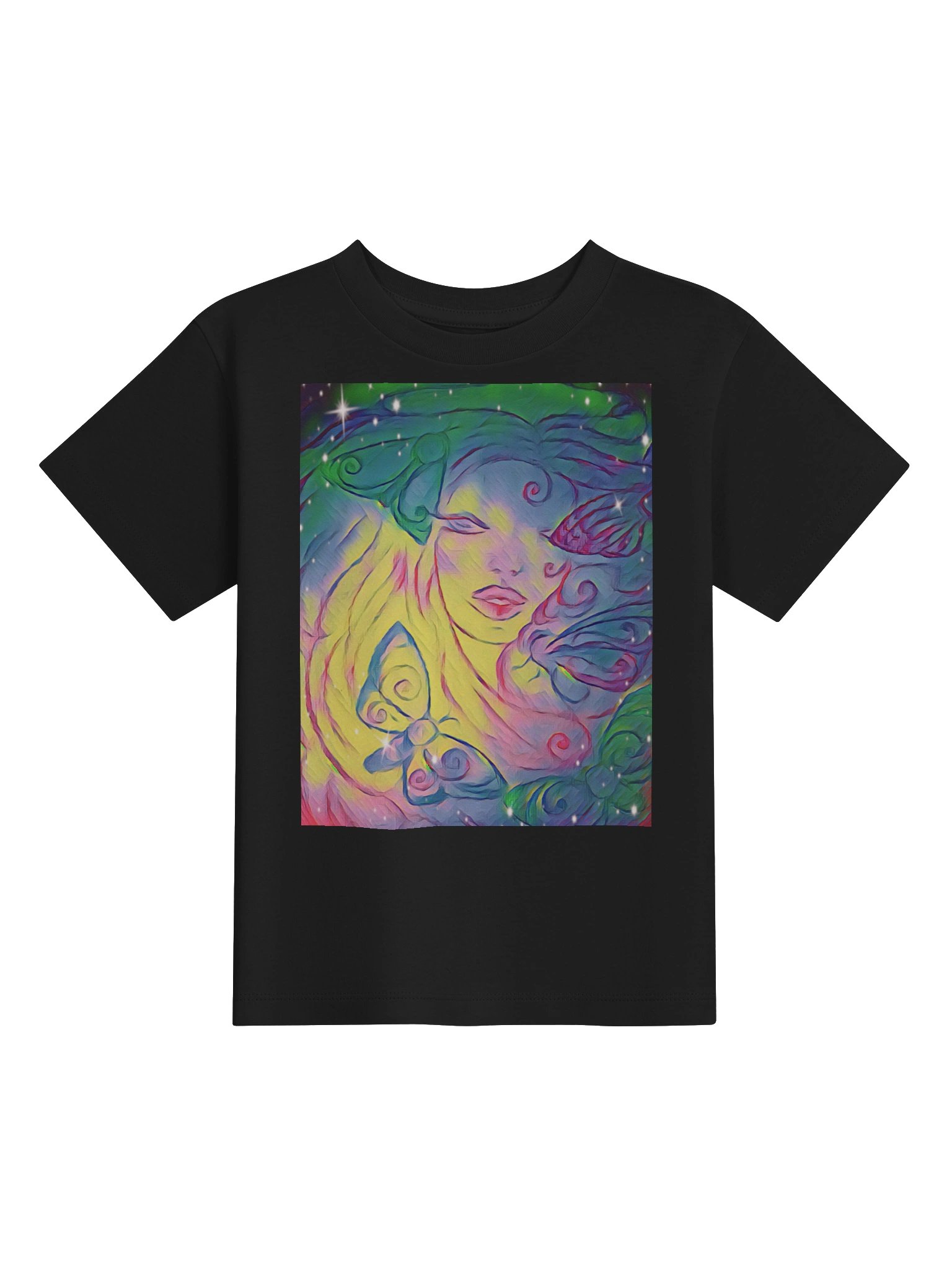 Aleia Radiant Rainbow Moth Toddler Tee product image (1)