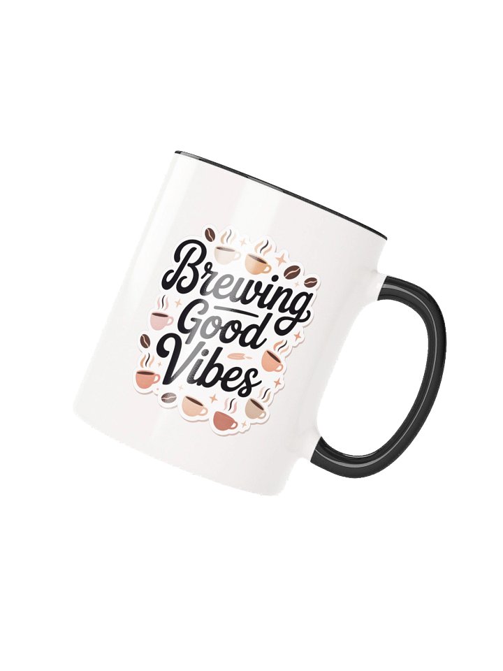 Brewing Good Vibes Coffee Mug- with Color Inside product image (2)