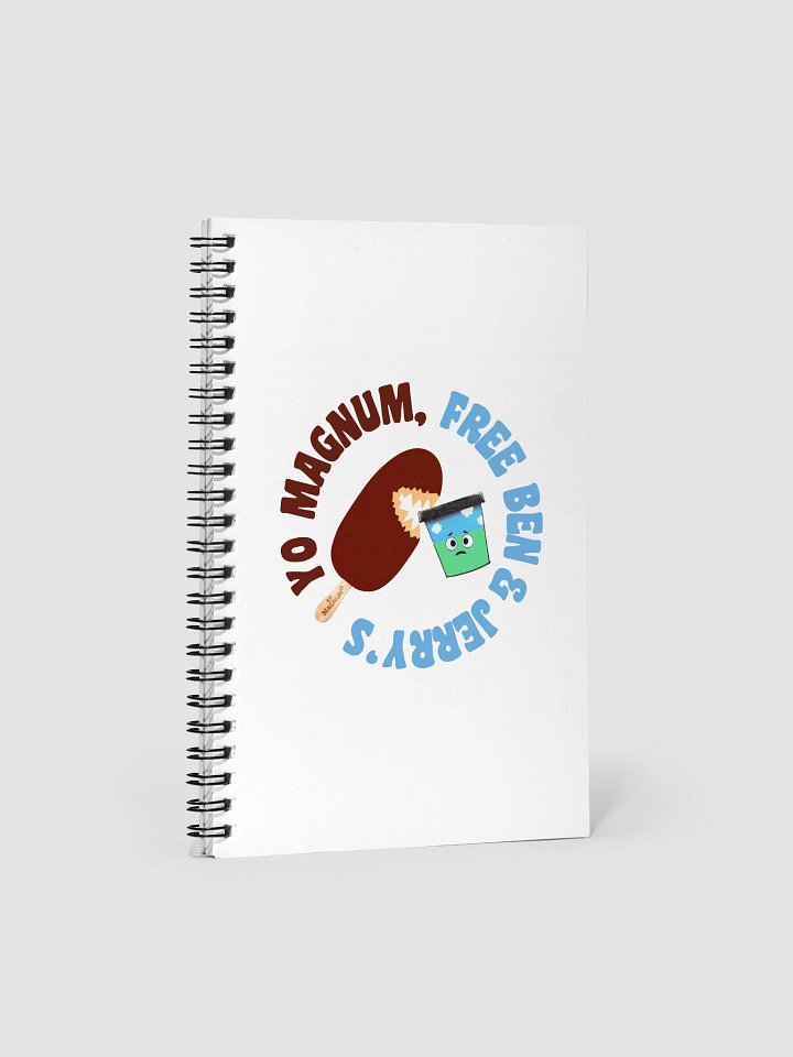 Official Free Ben and Jerry's Spiral Notebook product image (1)
