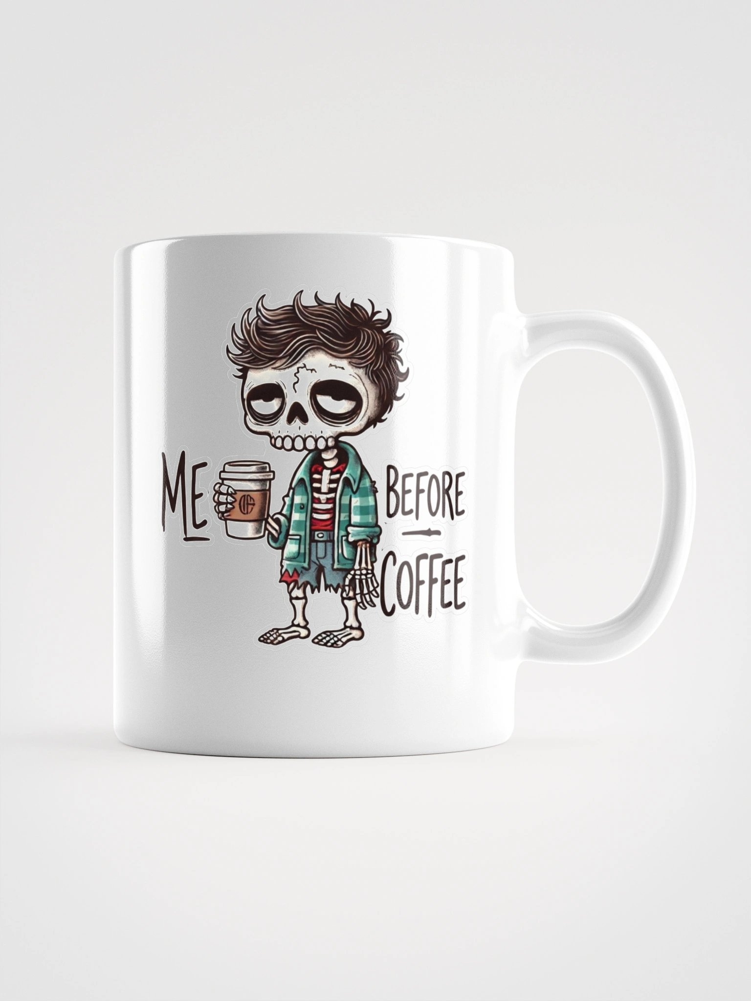"Me Before Coffee" Zombie Dude Mug product image (4)