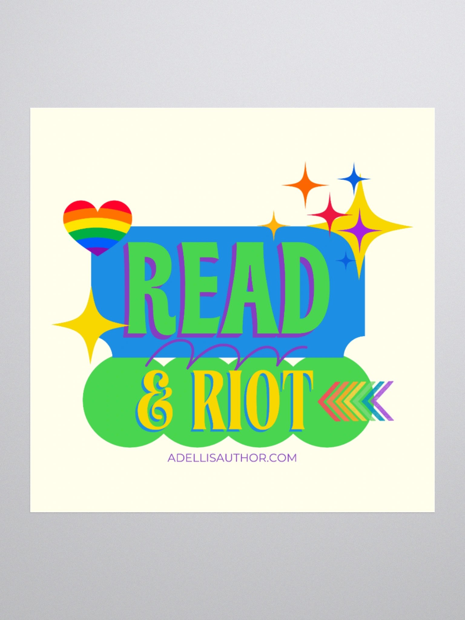 Read & Riot Pride Sticker product image (1)