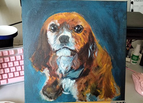 A fairly solid first serious attempt using acrylic paint on canvas. 9.5 star experience would use again. 
As always doing the...