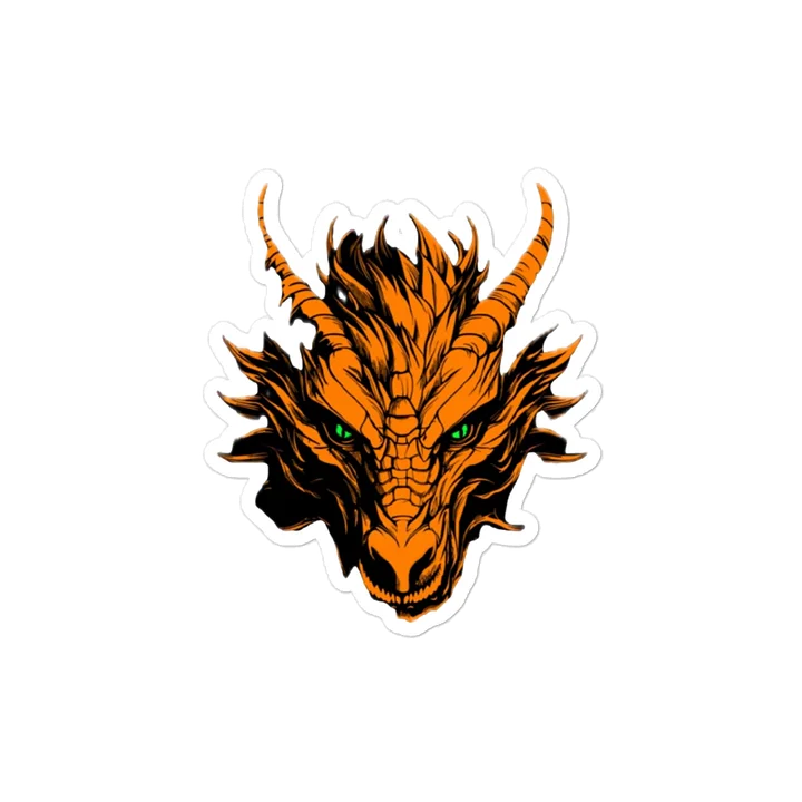Orange Dragon Sticker product image (2)