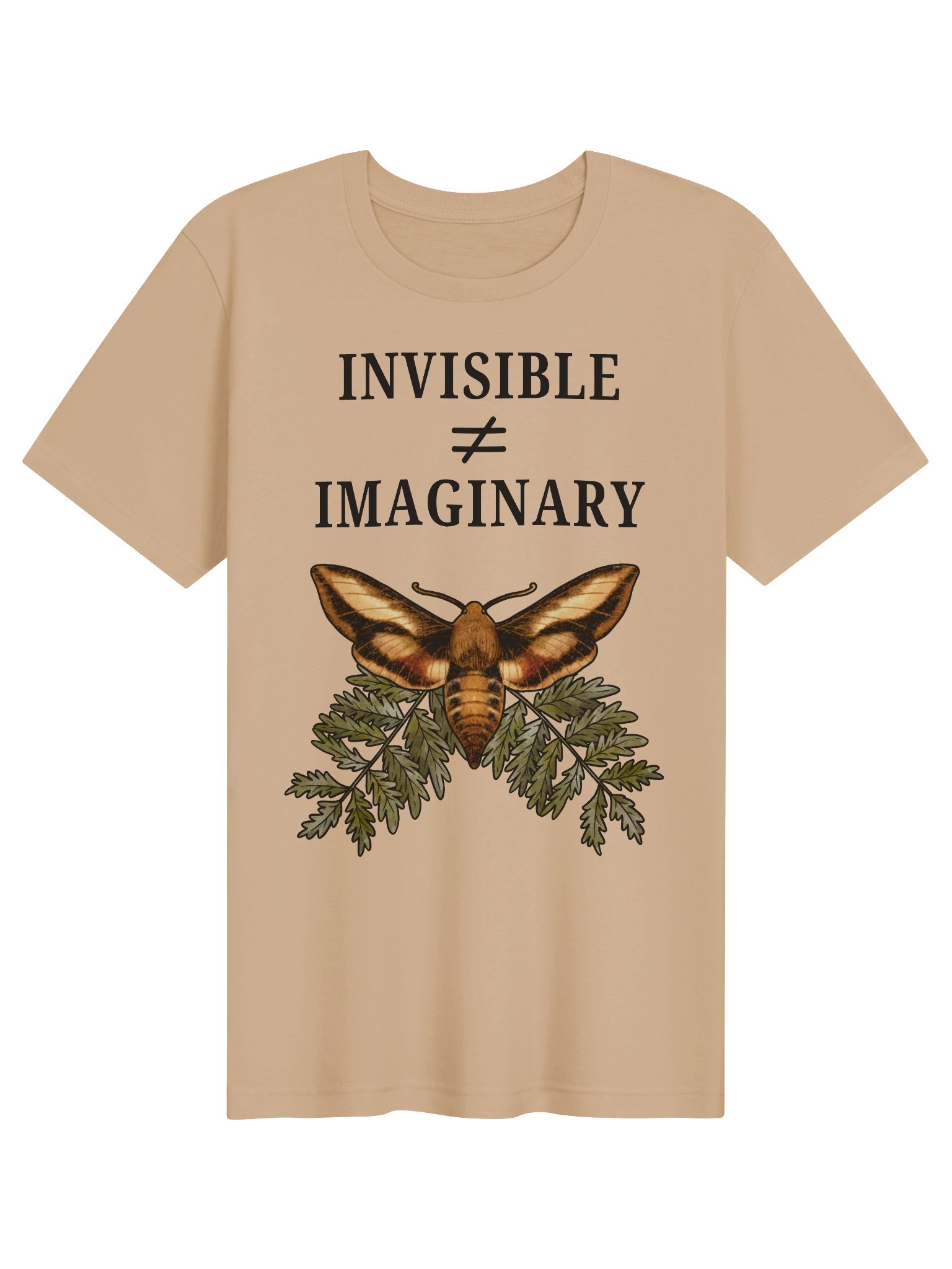 Invisible Illness Shirt | Invisible Not Imaginary Moth Tee product image (1)