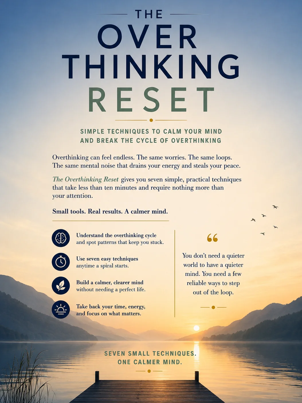 THE OVER THINKING RESET product image (2)