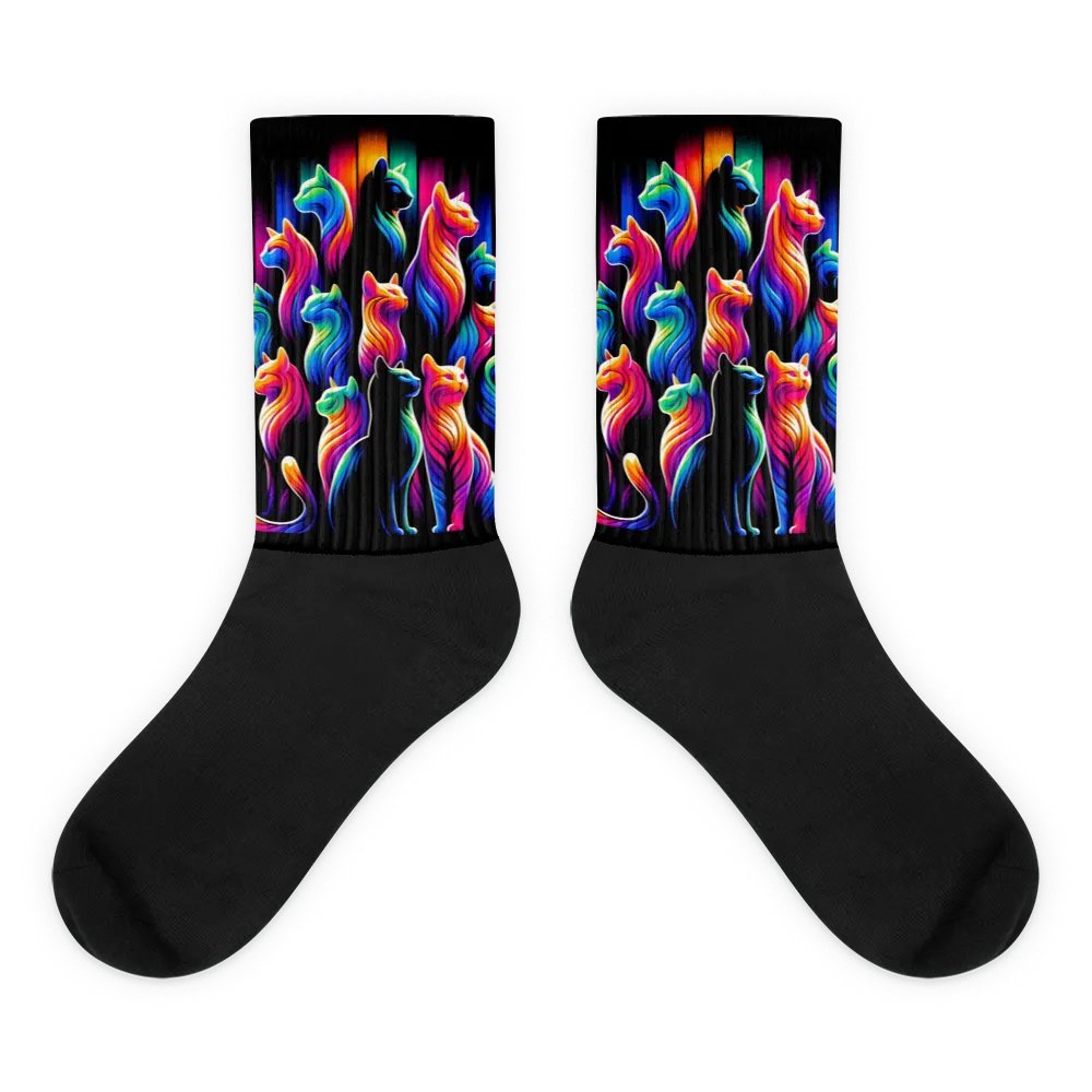 Black Foot Sublimated Socks product image (1)