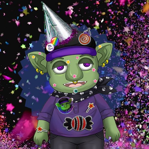 Thank you to everyone for all of the love and support during the belated b-day stream today! This gob is sufficiently sticker...