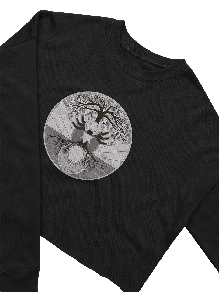 Cropped Sweatshirt (Women's)- Tree of Psyche (Rose) product image (2)