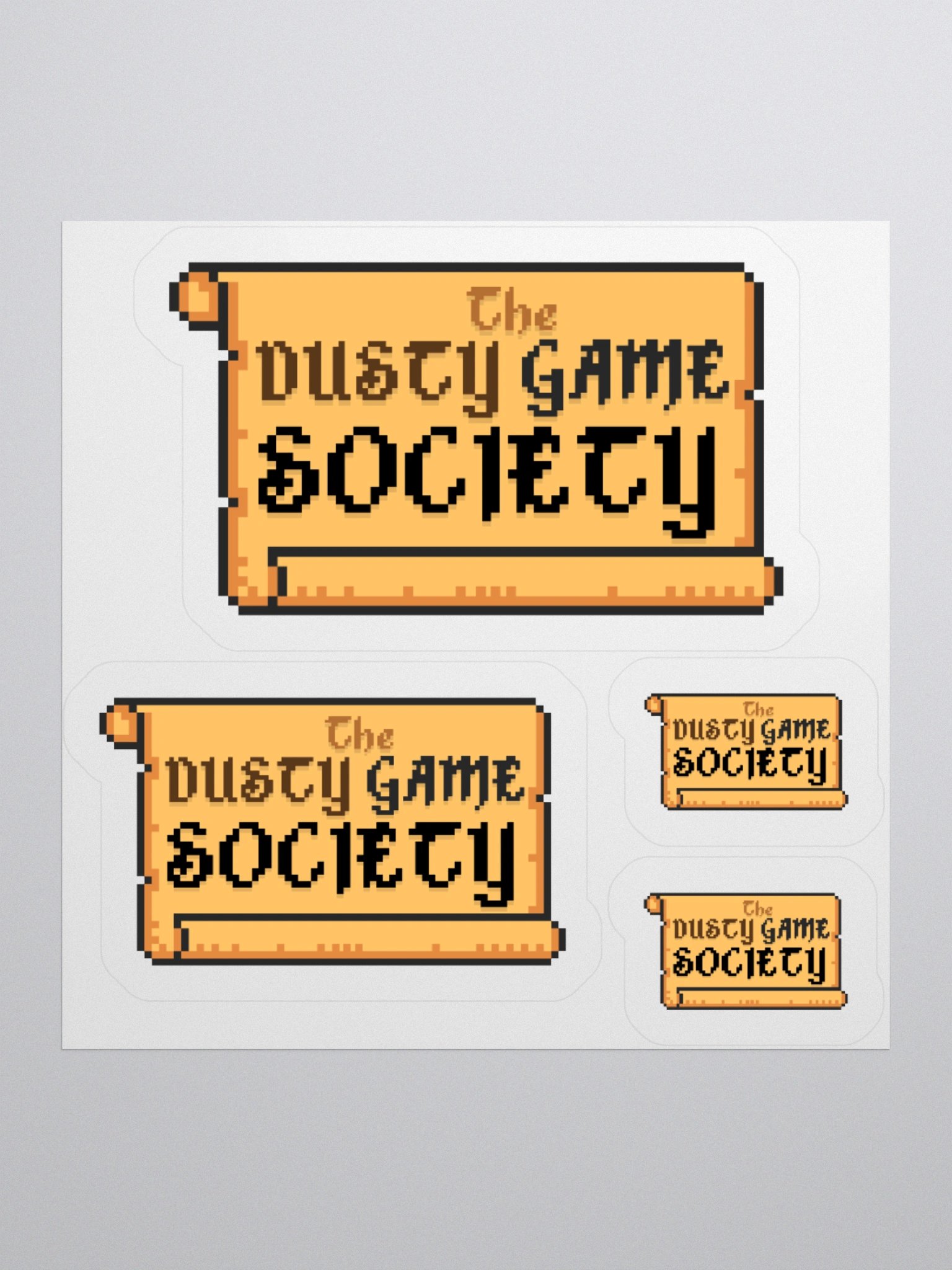 "Dusty Game Society" Logo Decals product image (2)
