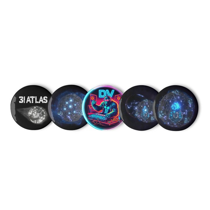 Digital Voodoo 3I Atlas Pin Badges Set product image (1)
