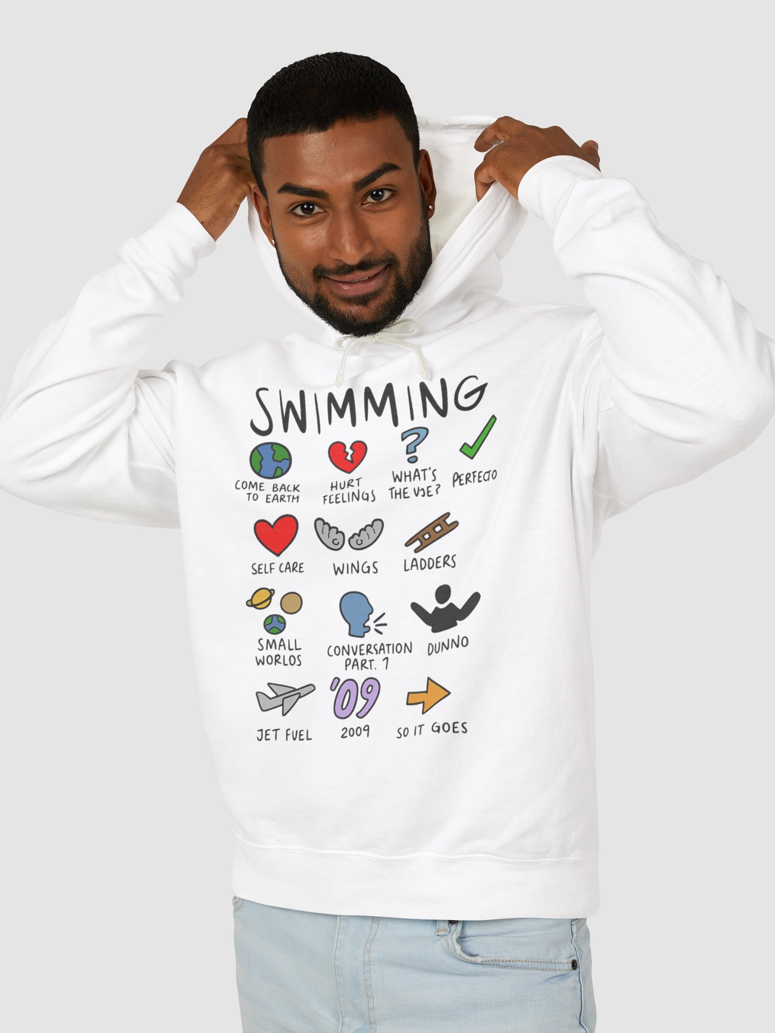 Mac Miller Swimming Notebook Hoodie product image (3)