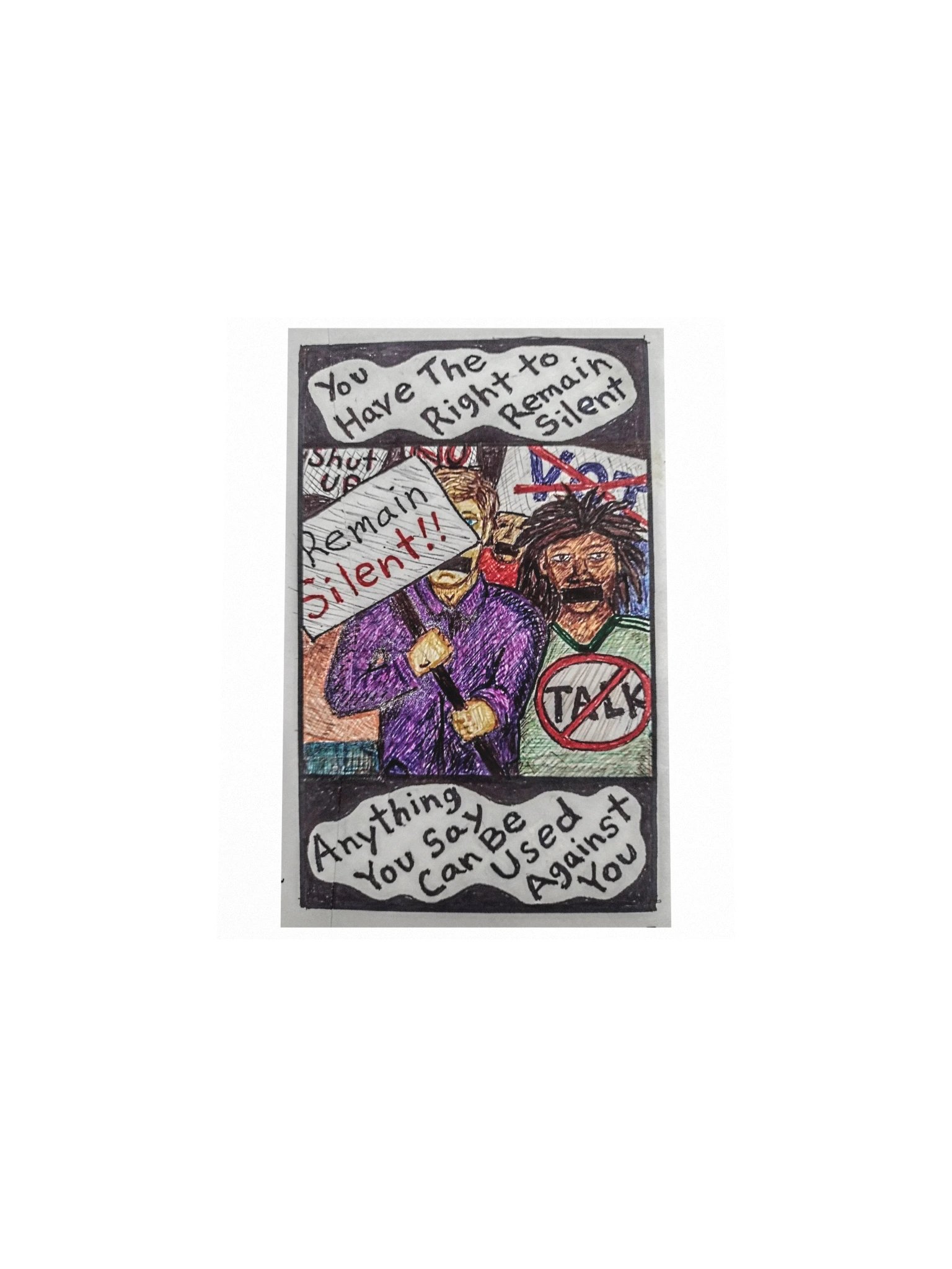 Remain Silent Print product image (4)