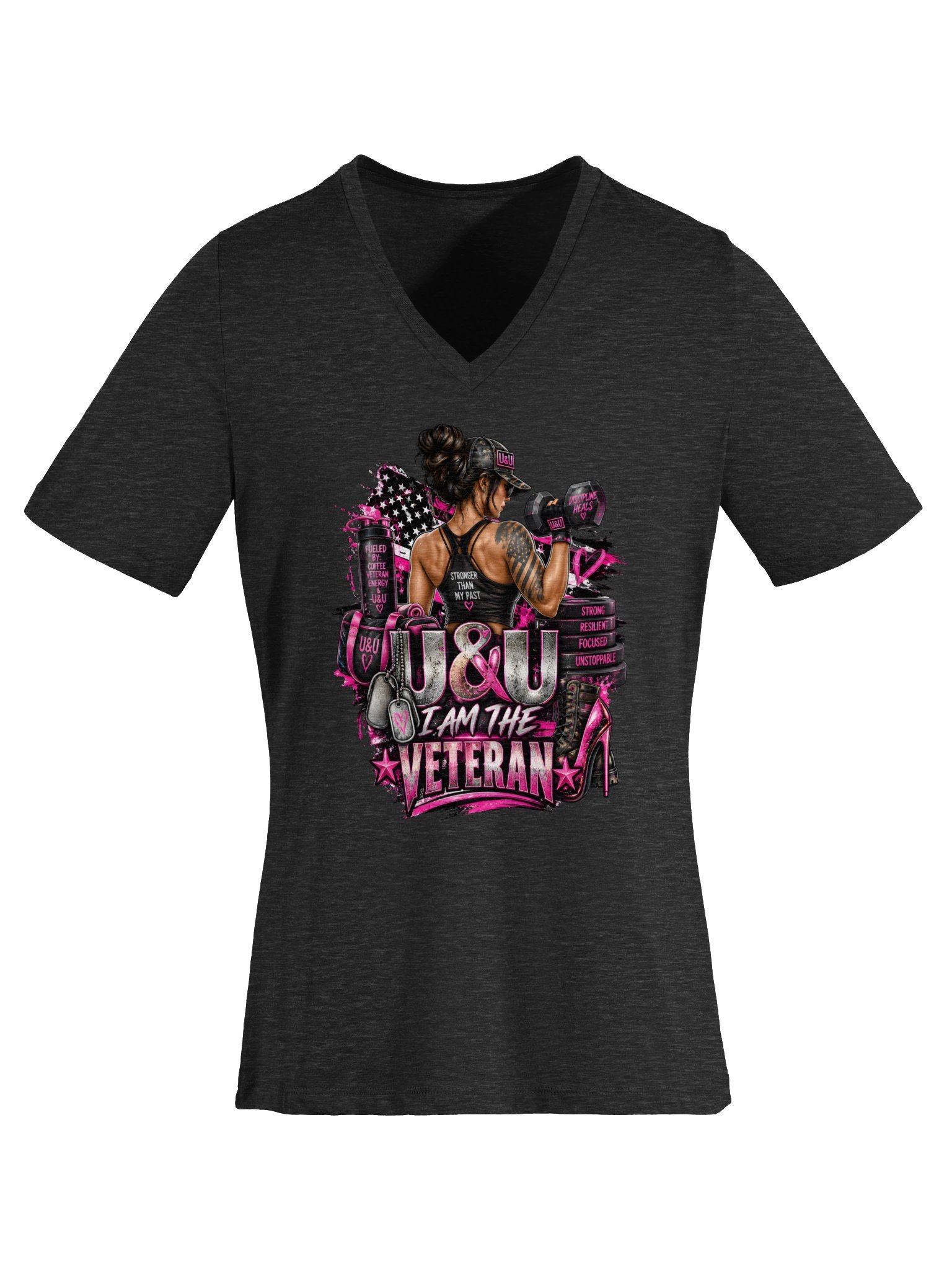 I am the Veteran V-Neck Tee 4 product image (5)