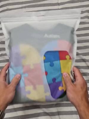 POV: You unbox a shirt that says 'I have autism' 🥺✨ This is the kind of shirt that needs to be seen and celebrated. 🛍️Check out this shirt and more at our TikTok shop.  #AutismAwareness #TikTokMadeMeBuyIt #AutismCommunity #KindnessMatters #FYP 
