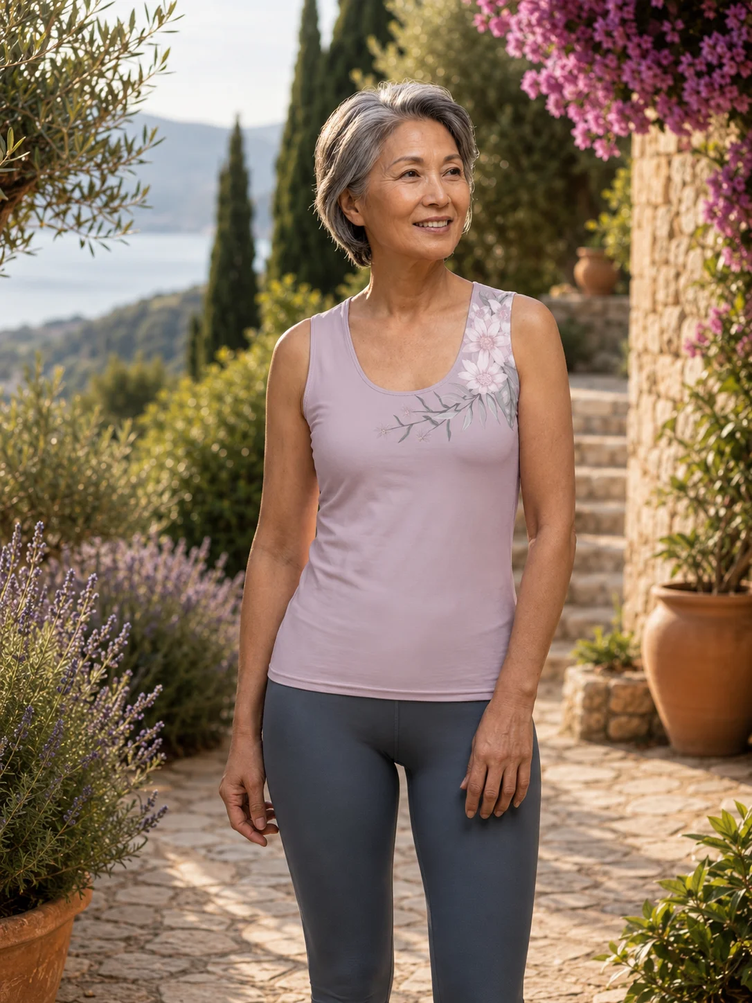 Blush Bloom Floral Print — Women's Tank product image (1)