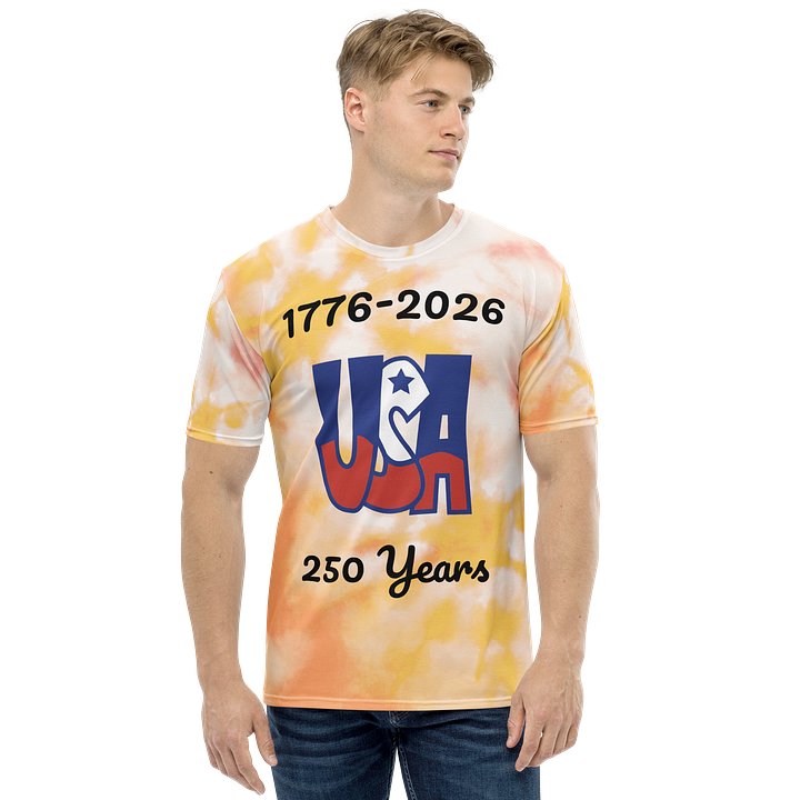 "U.S." Patriotic Pride All-Over Print Tee product image (1)