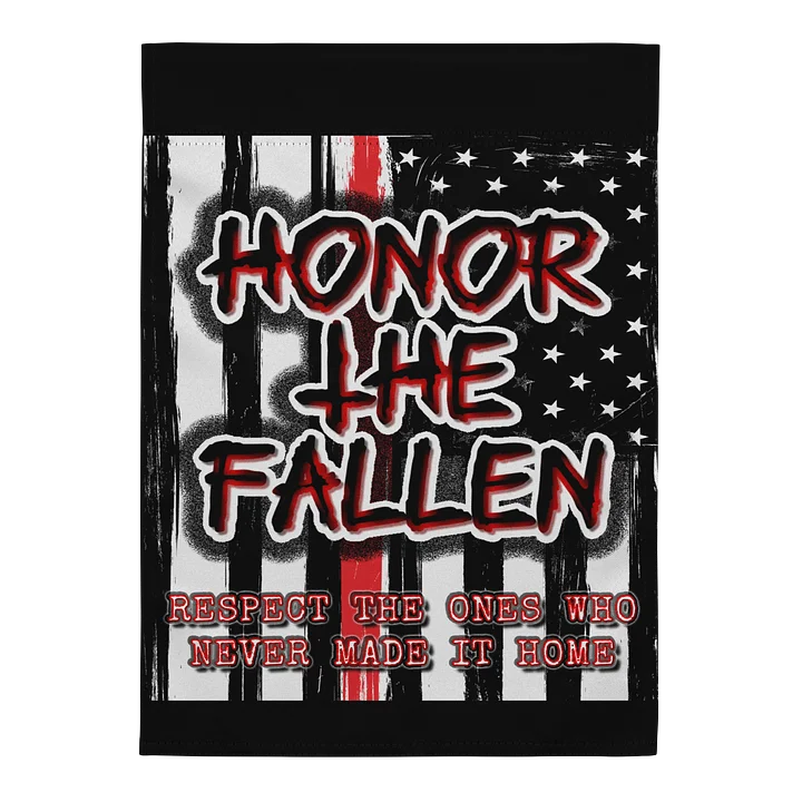 Honor The Fallen Memorial Garden Flag product image (1)