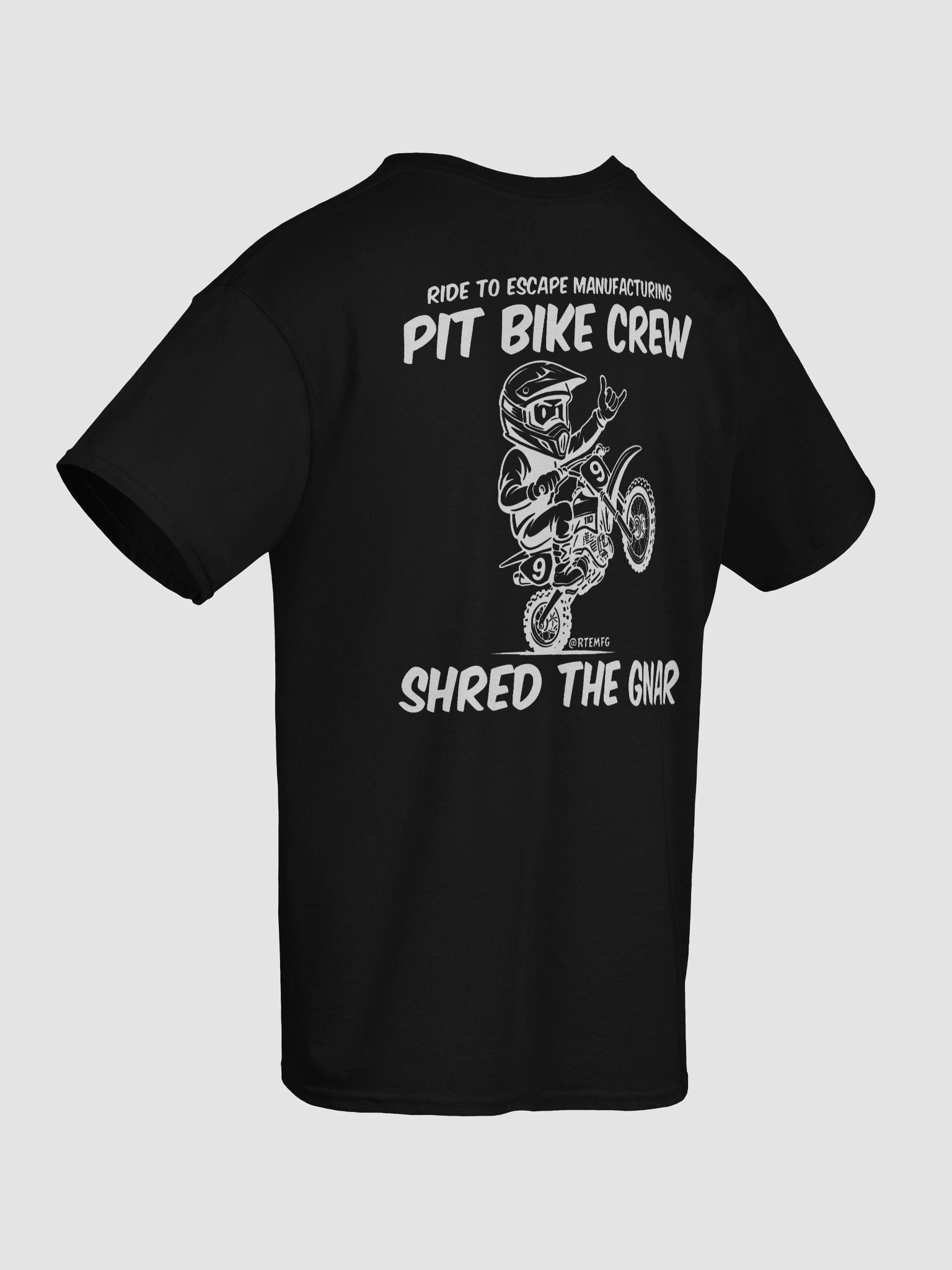 RTE PIT BIKE CREW BLK SHIRT product image (10)