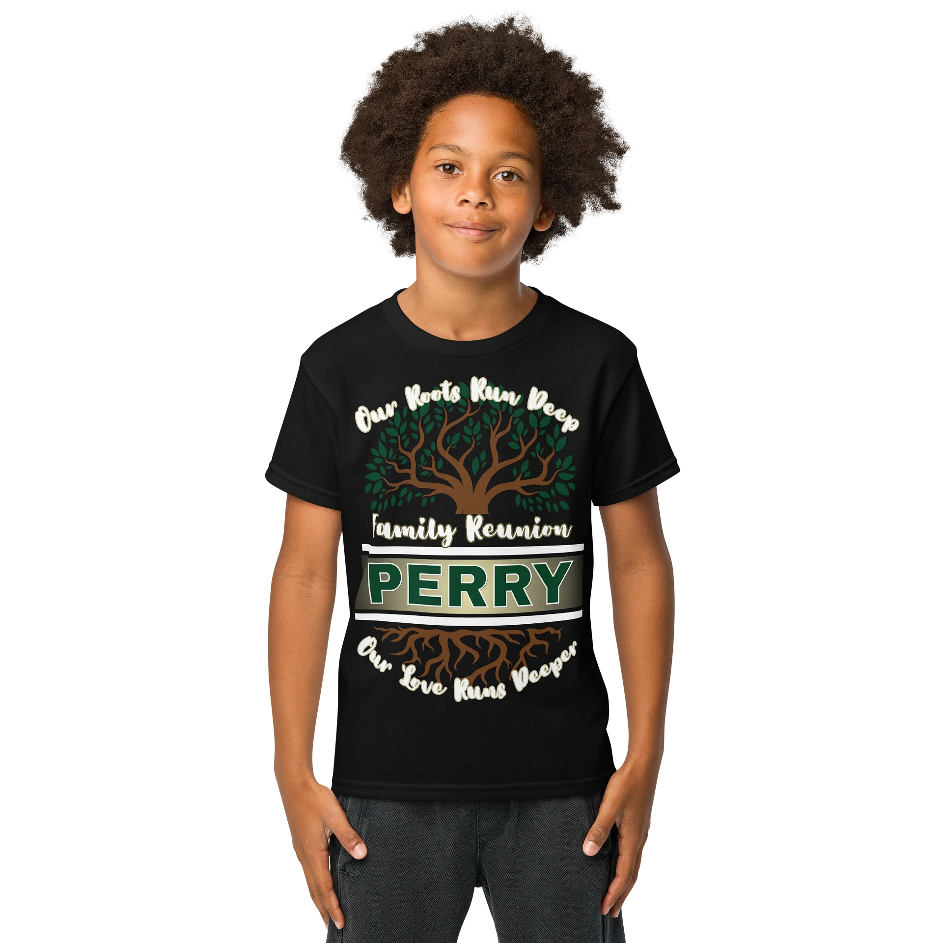 Perry Family Reunion 2026 Gildan Youth Sports Tee – 8th Generation | Legacy Edition product image (1)