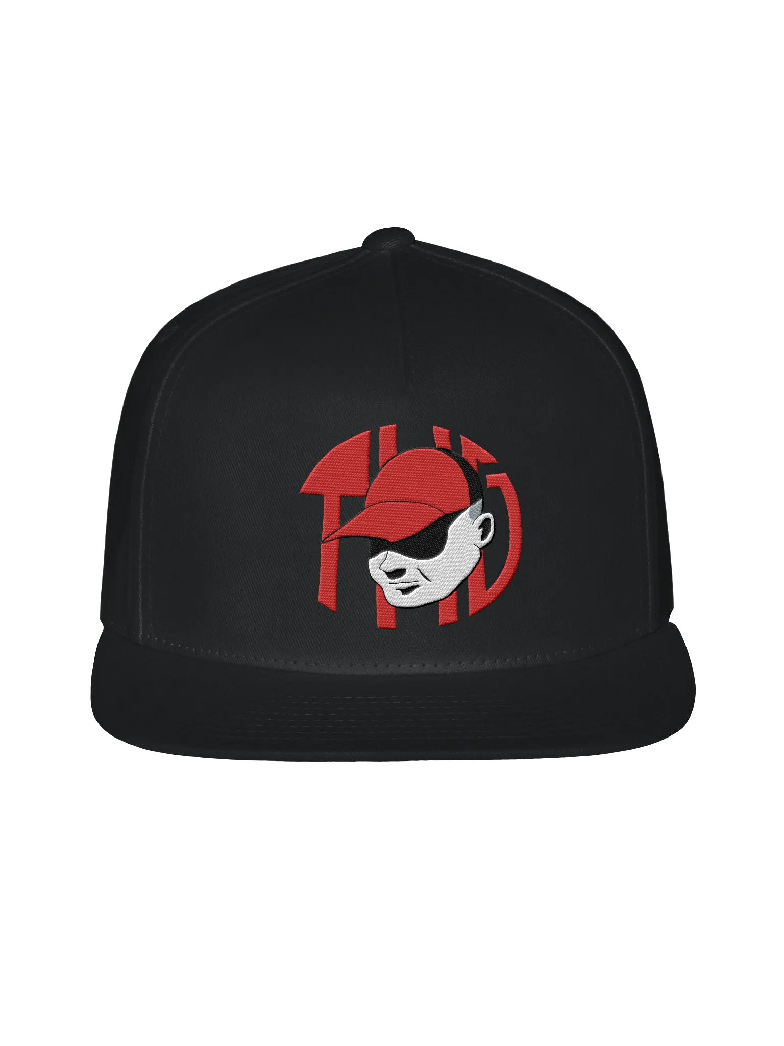 Urban Vibes Snapback Cap with red print THG product image (1)