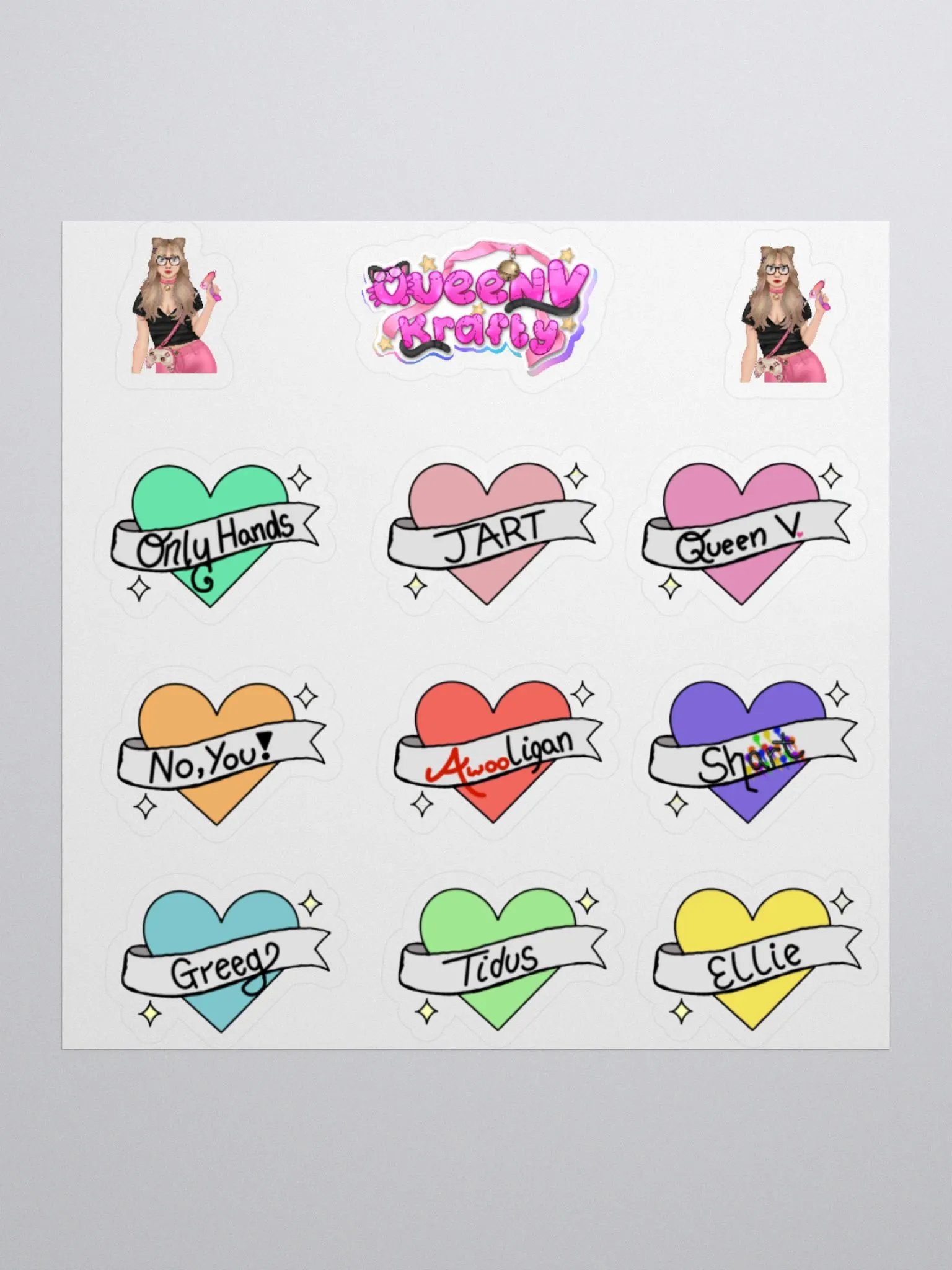 QVK Badges Stickers! product image (1)