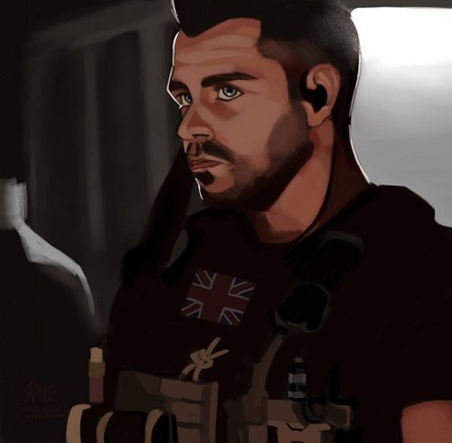 Soap MacTavish commission for @____89709 !! had tons of fun doing this since I don’t usually draw COD characters ^^ #soap #so...