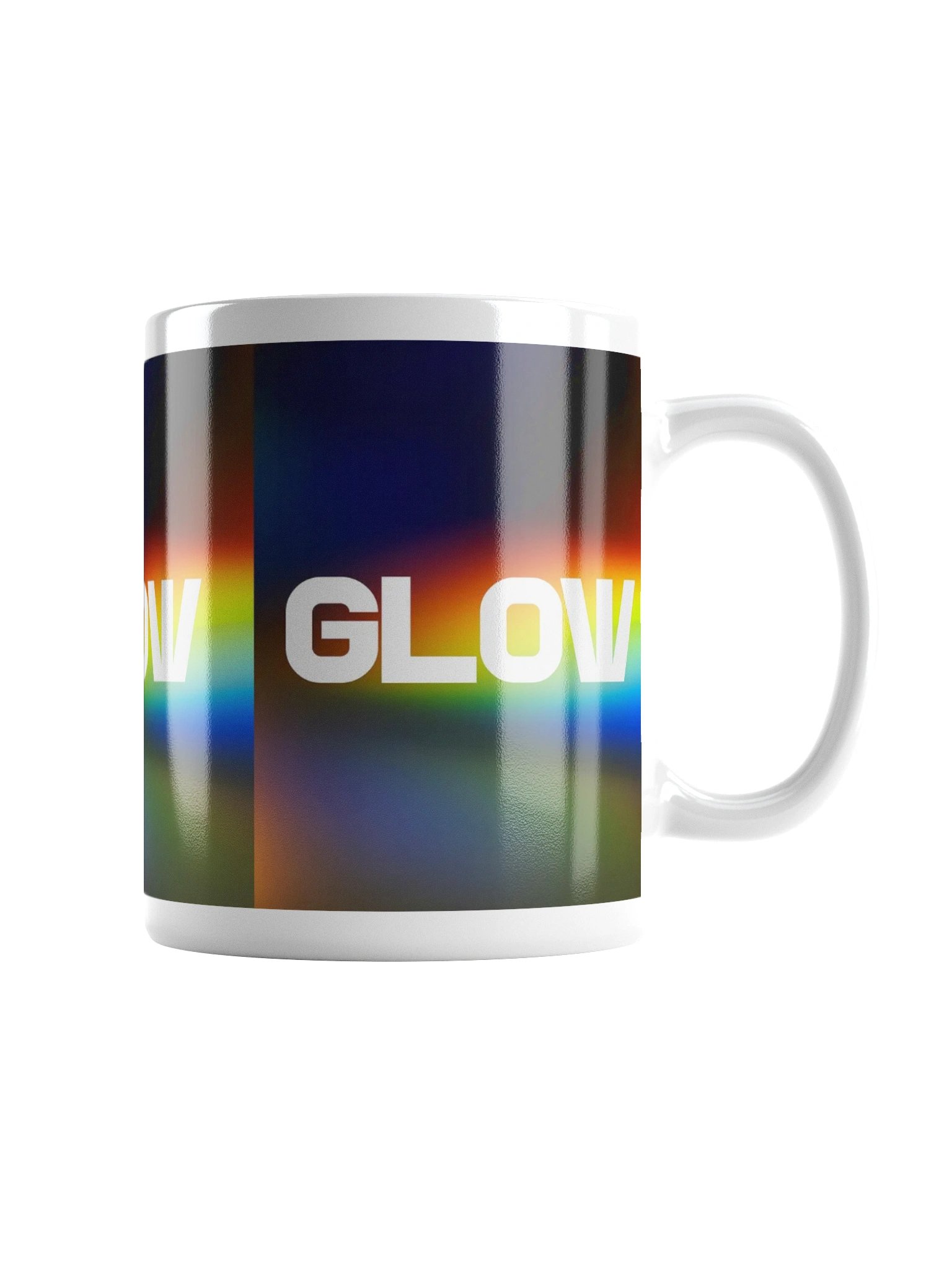 Glowing Gradient White Mug product image (2)