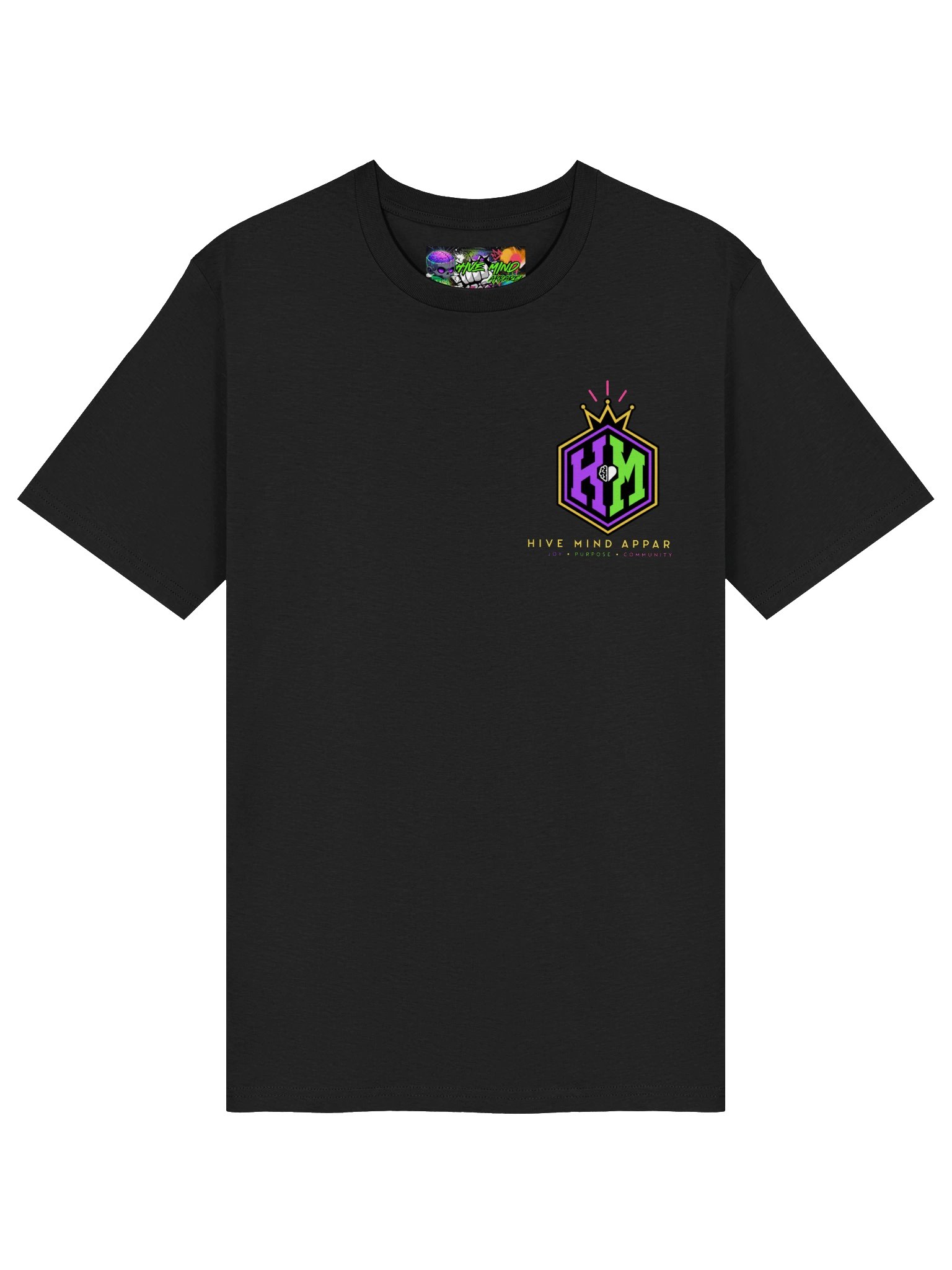 Hive Mind Apparel Crown Logo Tee product image (3)