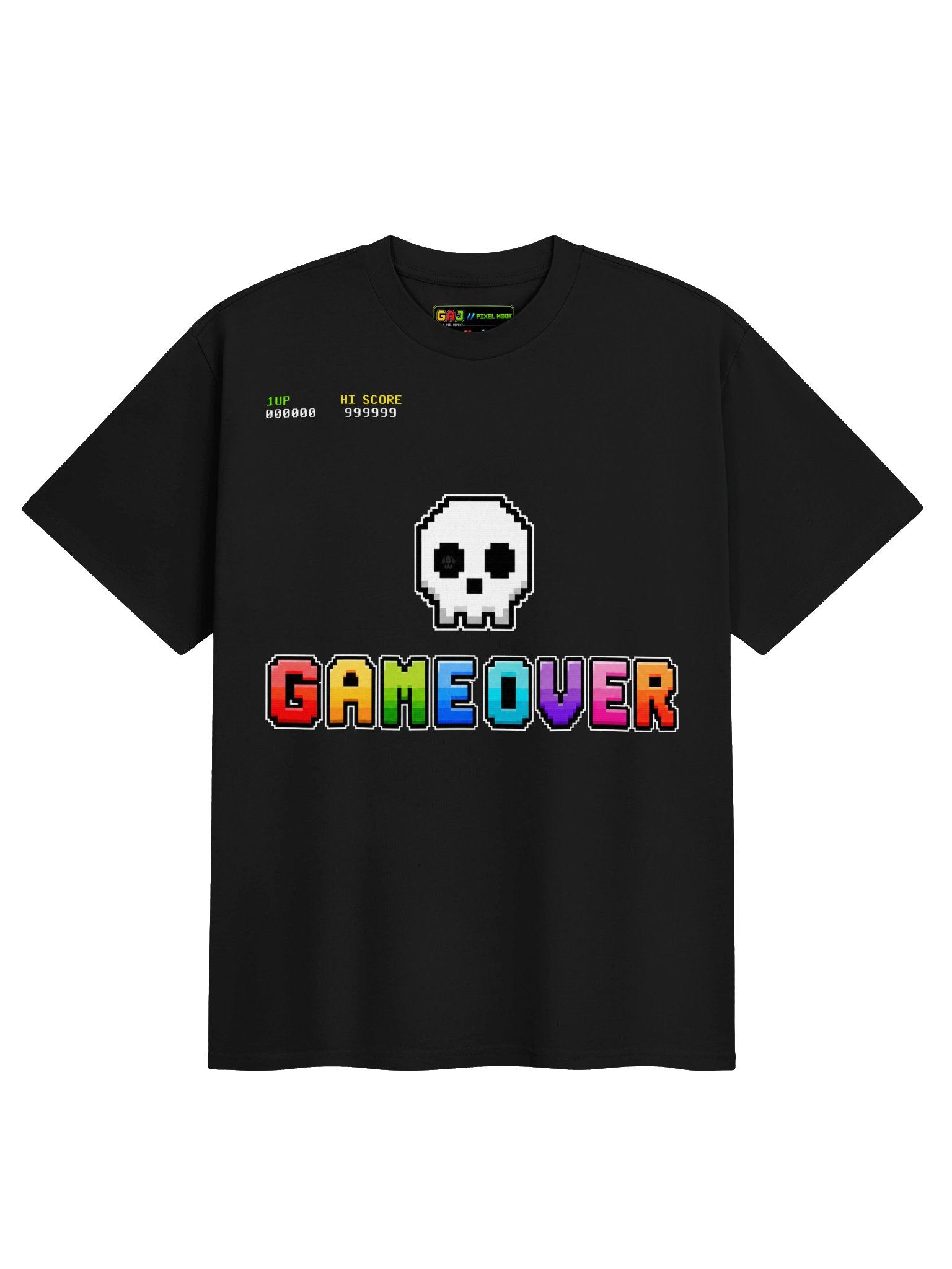 GAME OVER – Pixel Mode Tee - PREMIUM product image (1)