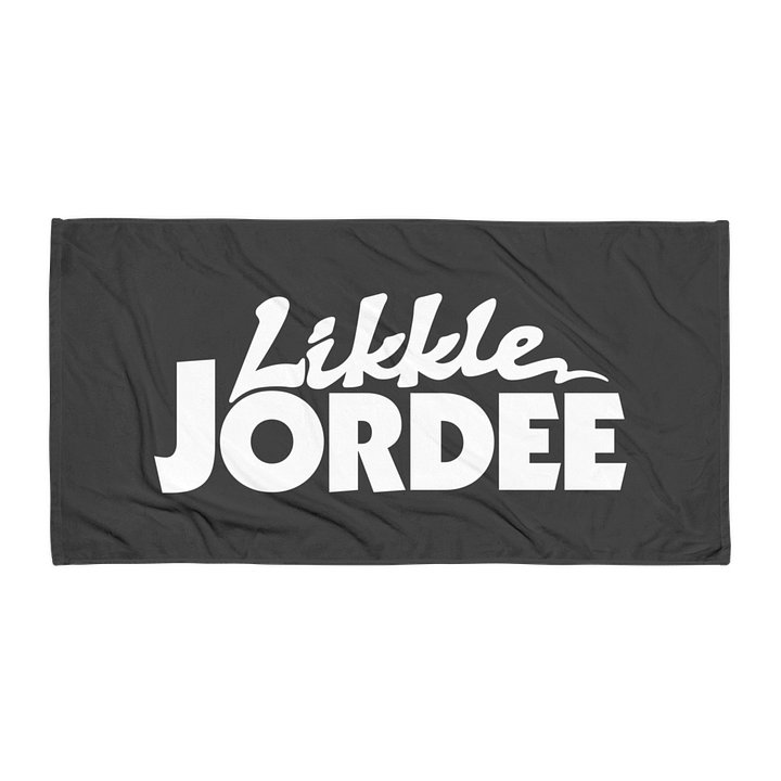 "Core" Beach Towel in Black product image (1)