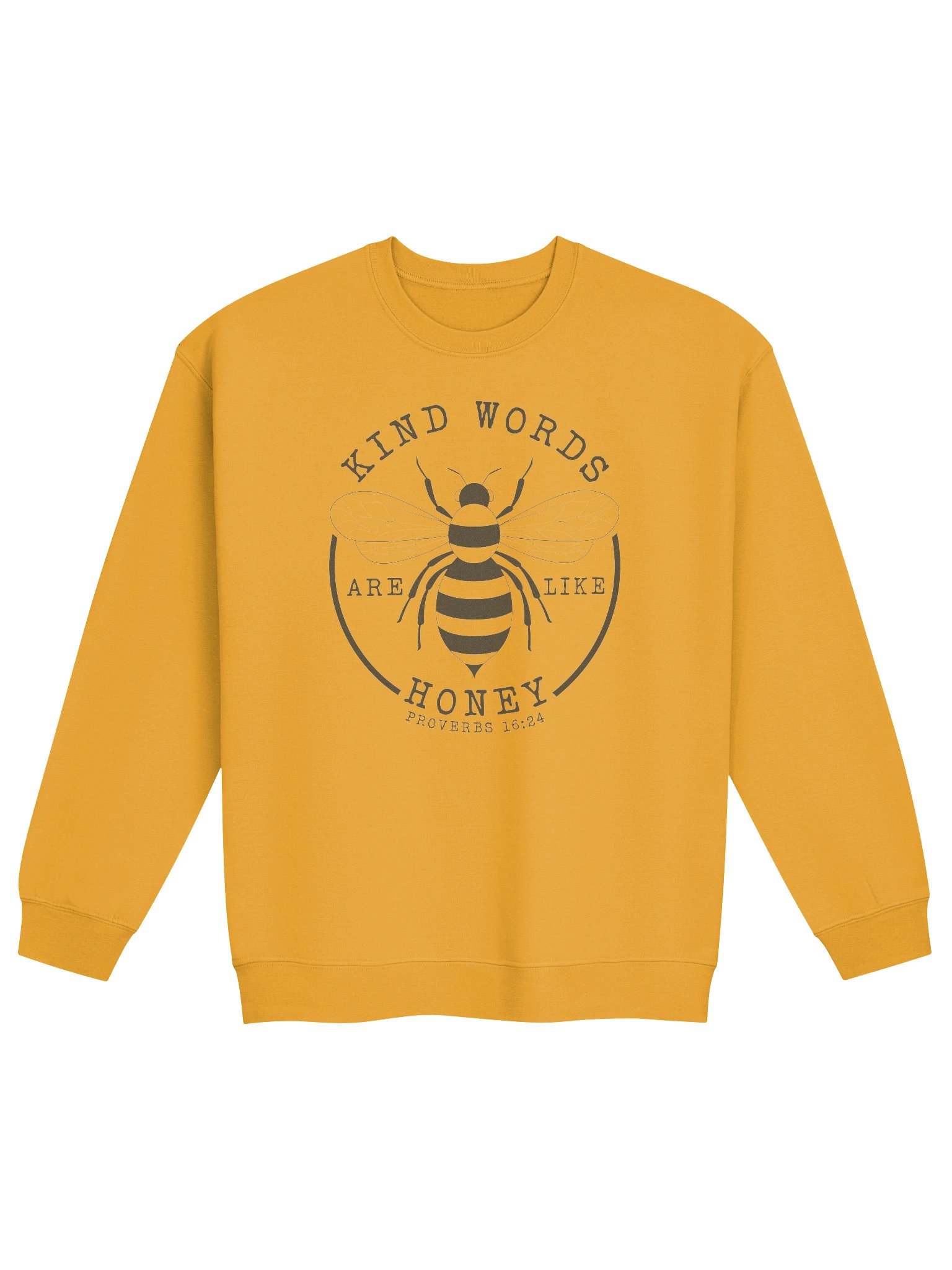 Proverbs 16:24 Bee Kind Crewneck Sweatshirt product image (14)