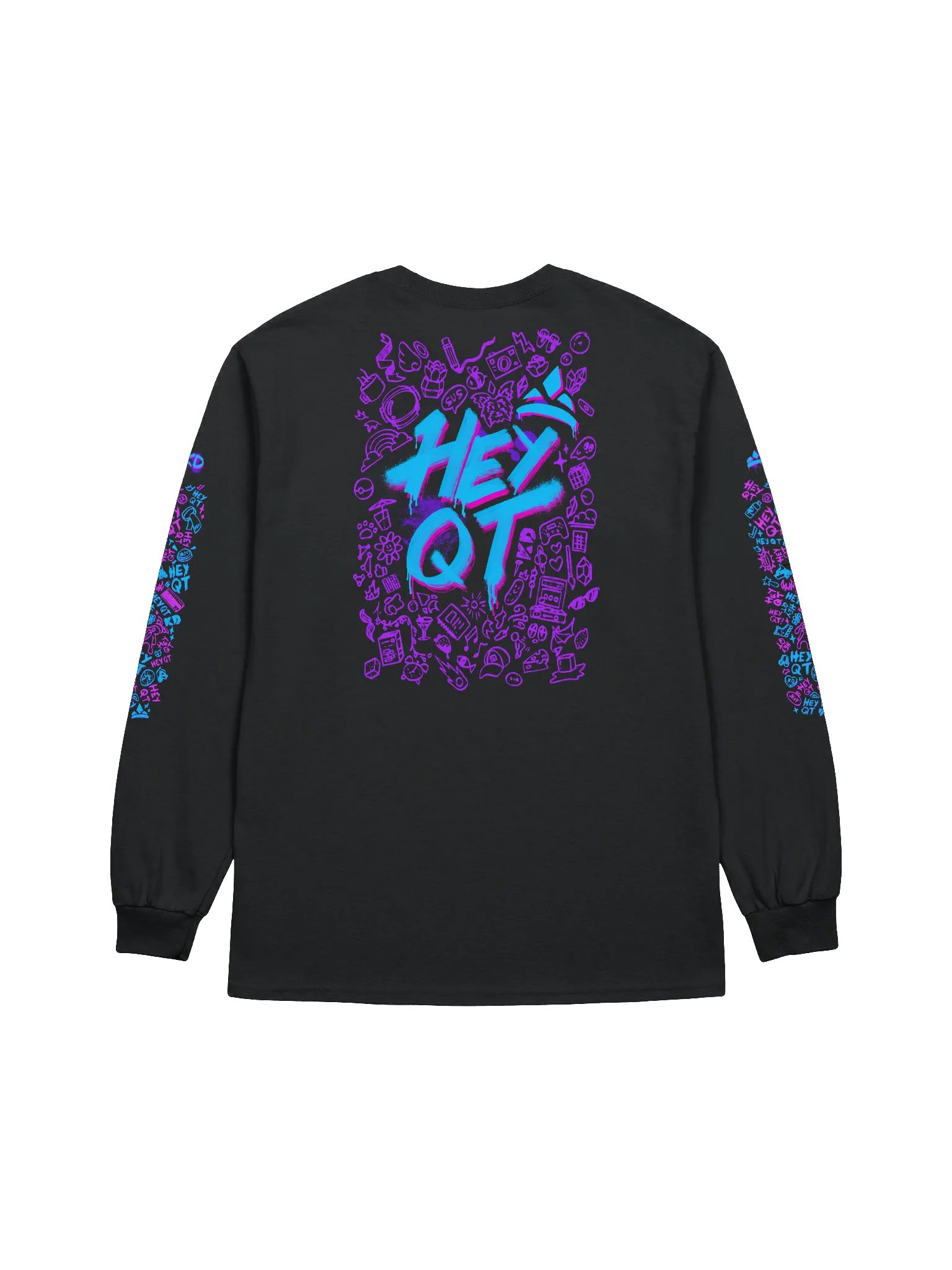 Graffiti Hey QT Long Sleeve T-Shirt product image (4)