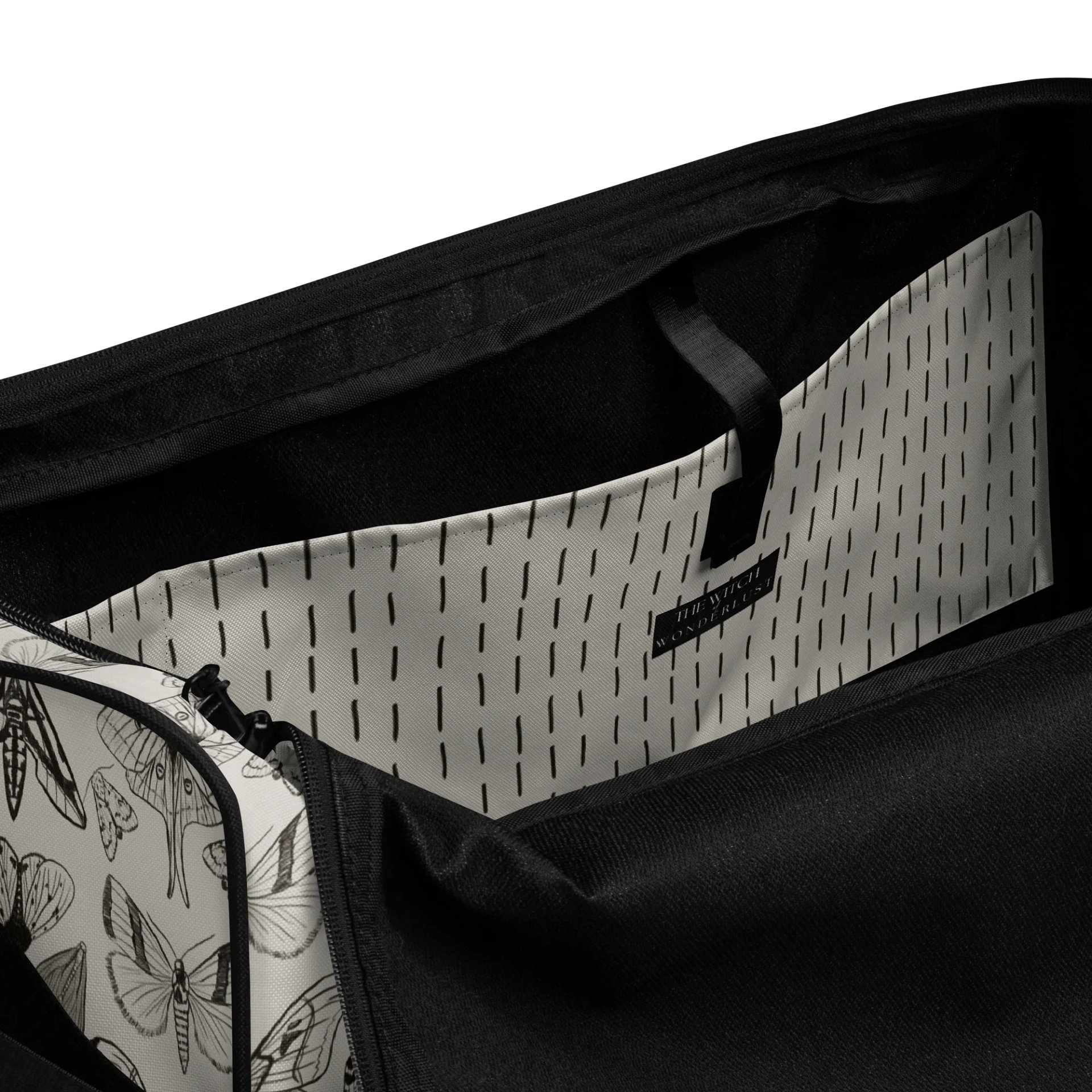 Nocturnal Cream Print Duffle Bag product image (6)