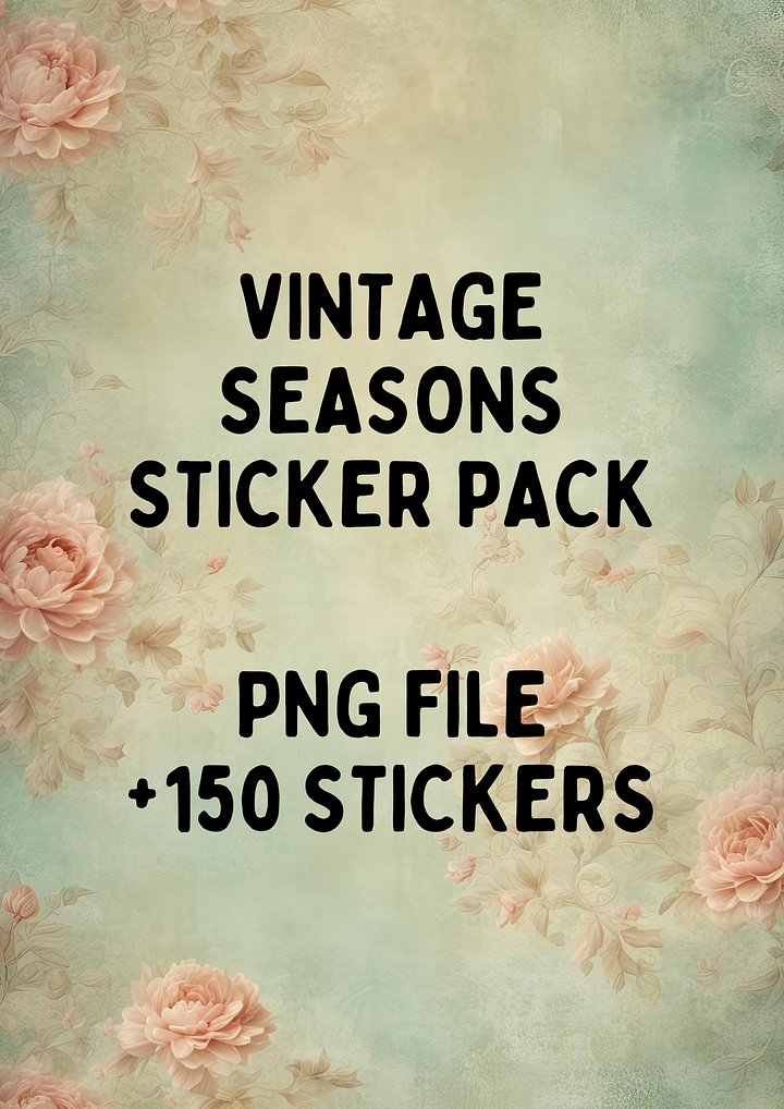 Seasons Sticker Pack (Vintage Style) product image (1)