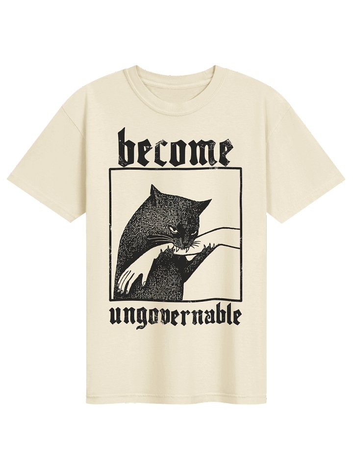 Black Cat Shirt, Comfort Colors Funny Cat Graphic Tee, Goth Alternative T-Shirt, Unisex product image (56)
