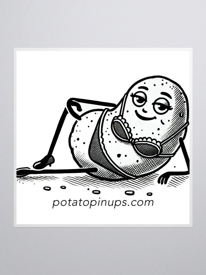 Pinup Potato Bikini Sticker product image (1)