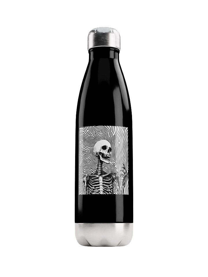 Op‑Art Skull Insulated Bottle product image (1)