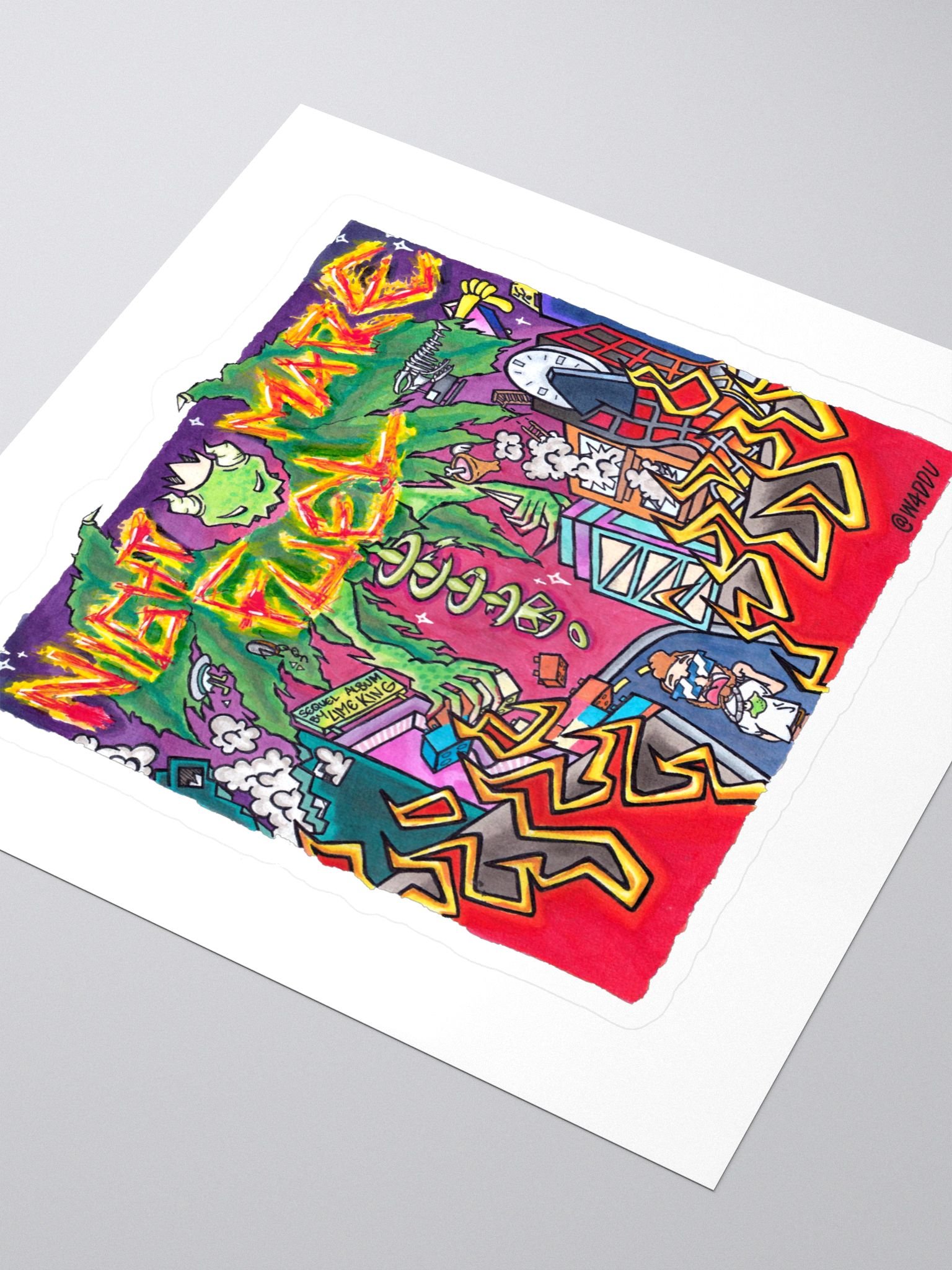 Nightmare Fuel Cover Sticker product image (3)