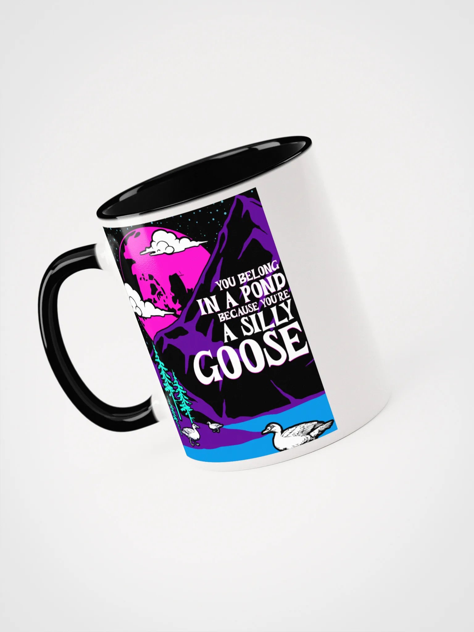 Silly Goose Pond Ceramic Mug product image (5)