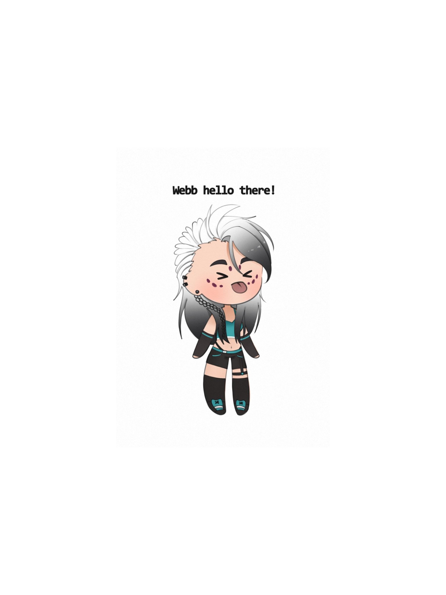 Syluette: "Webb hello there!" - Poster product image (1)