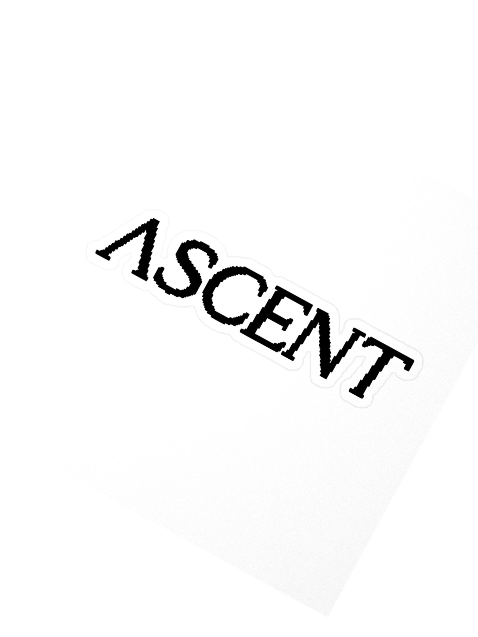 ASCENT - PIXELATED TEXT STICKER product image (2)