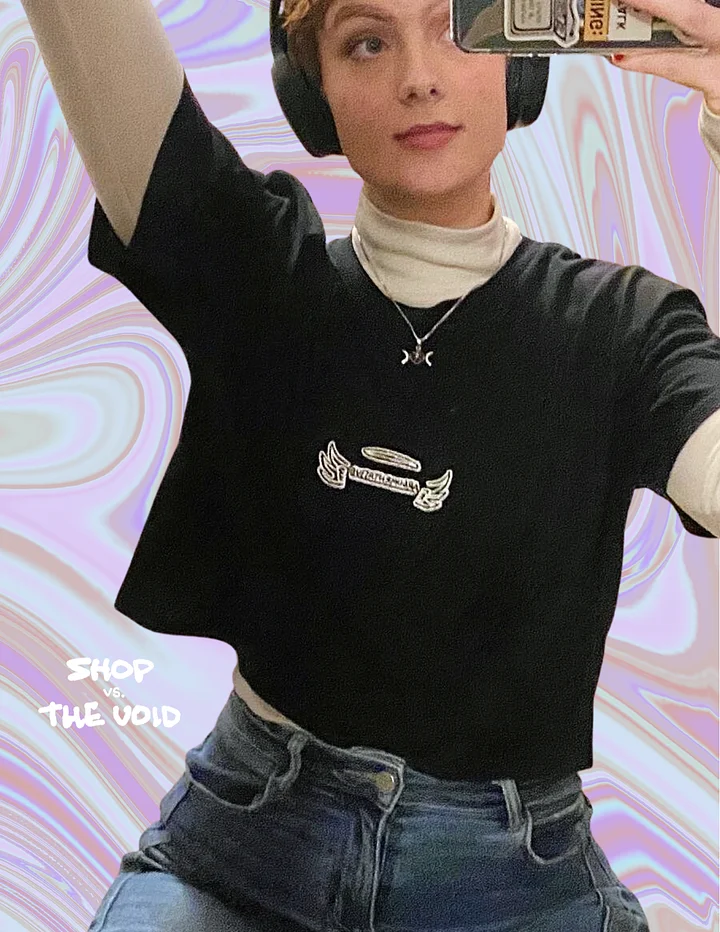 ANGELIC embroidered cotton crop top product image (1)
