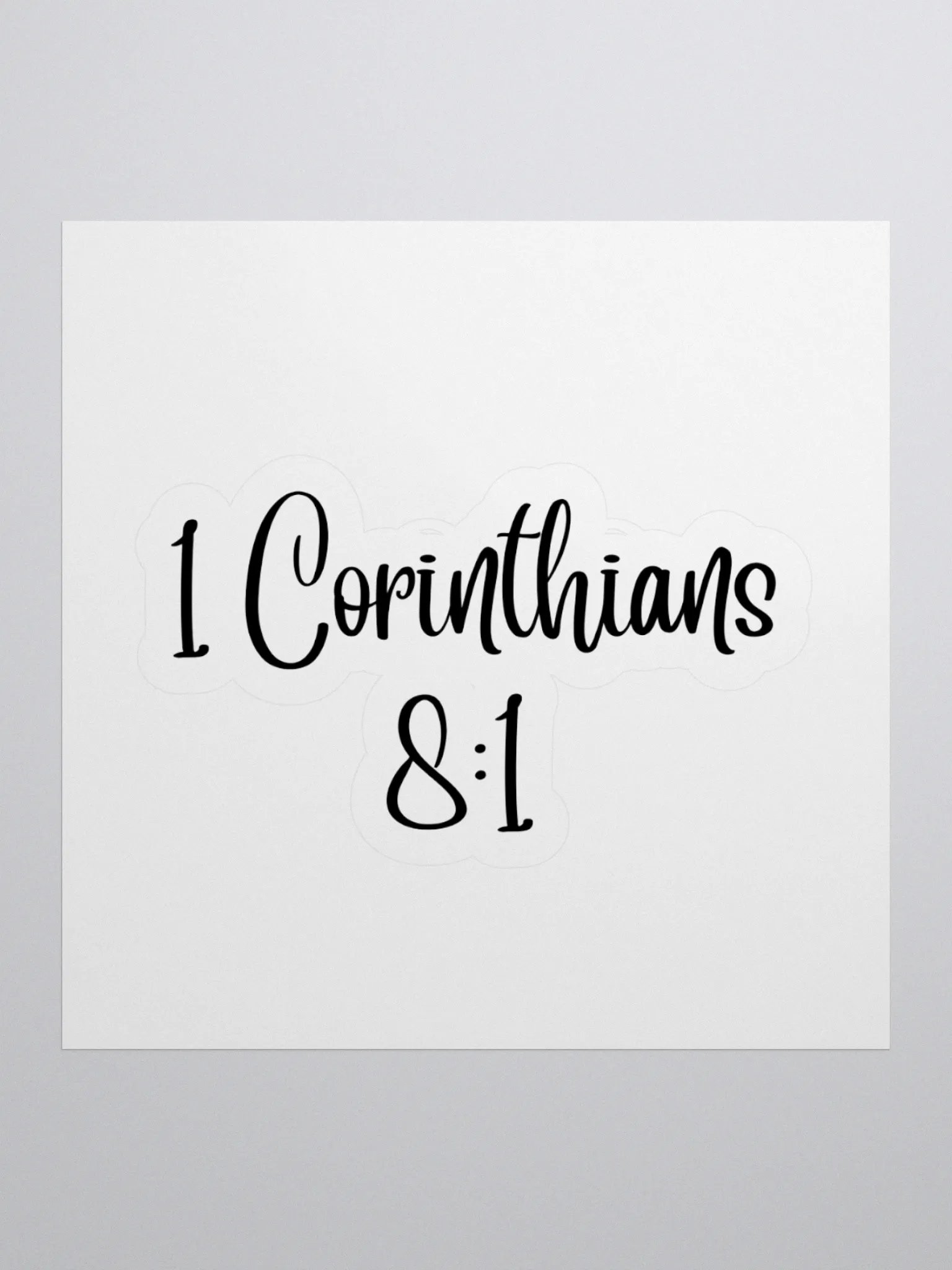 1 Corinthians 8:1 product image (1)