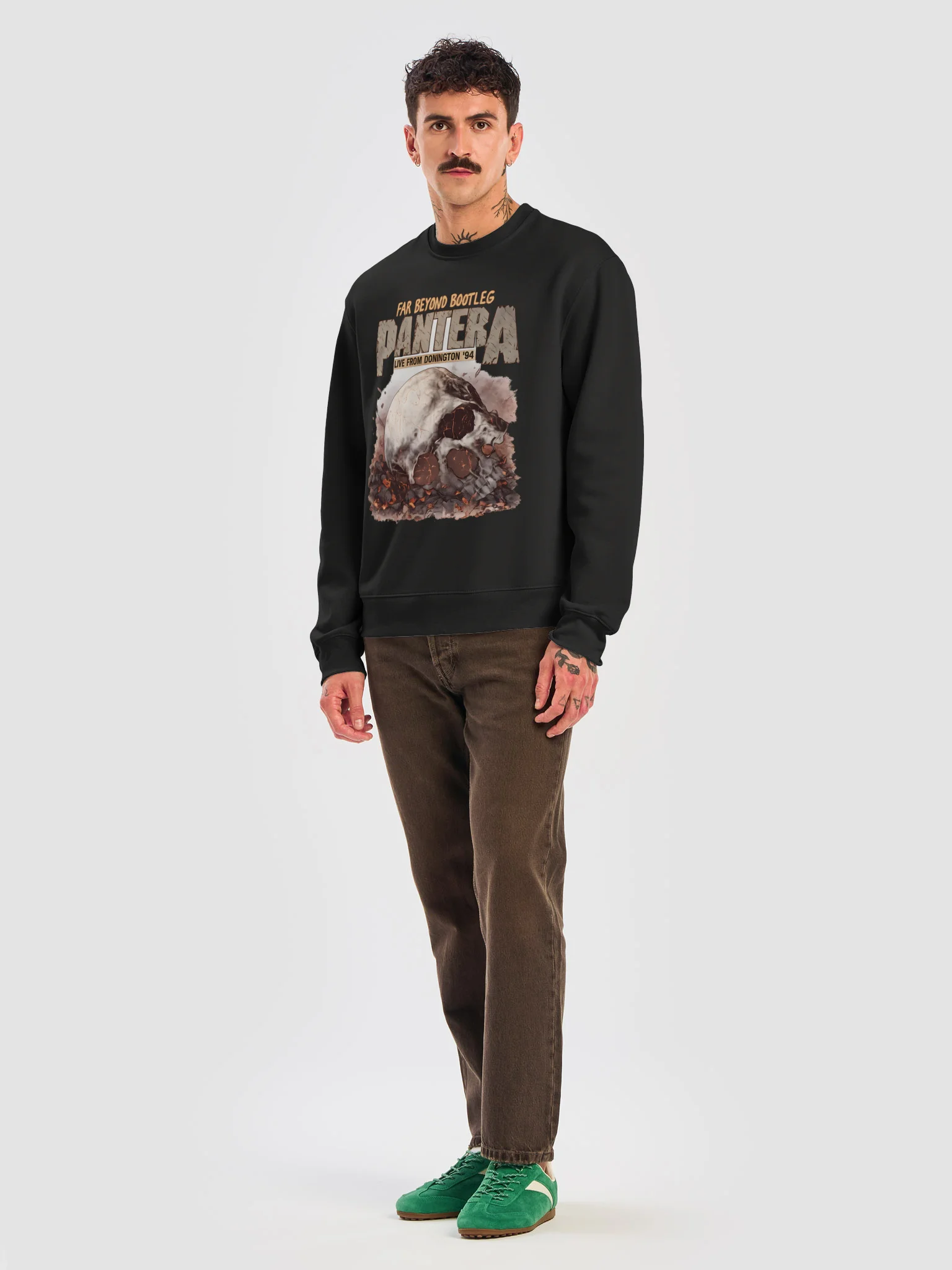 Pantera Live From Donington ’94 Skull Sweatshirt product image (15)