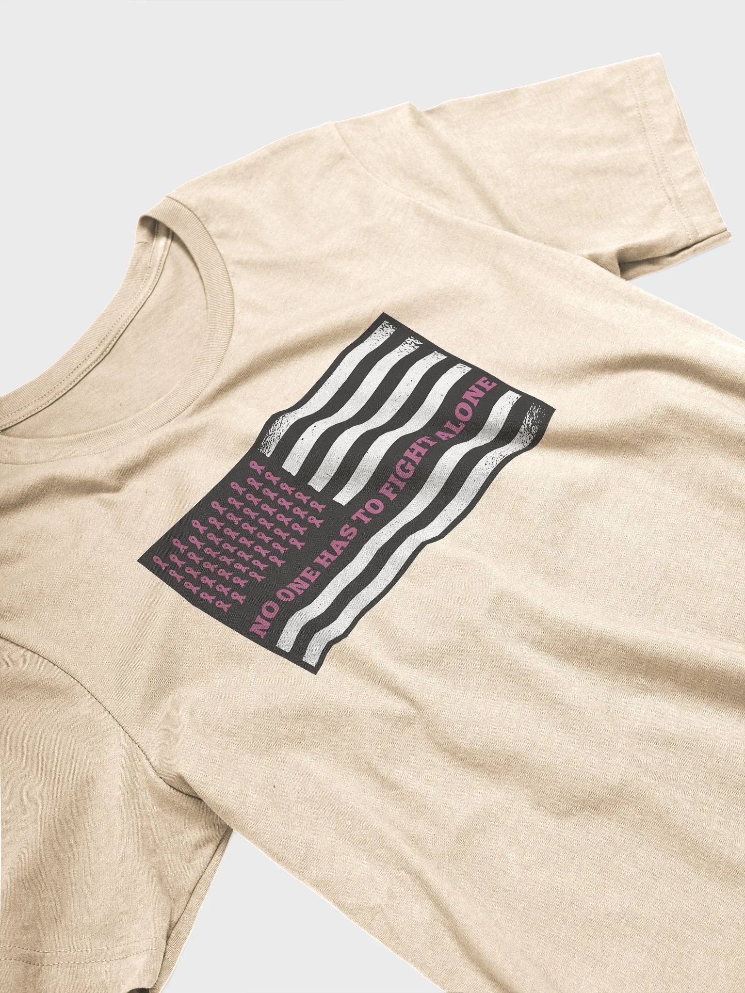 Breast Cancer Awareness Flag Premium T-shirt product image (3)