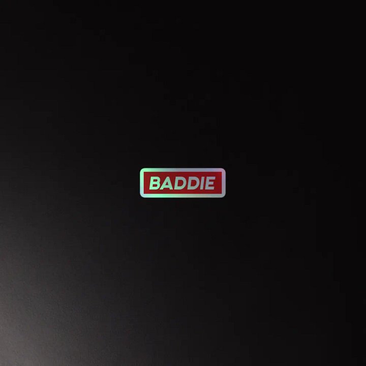 Baddie $upreme Holo Sticker product image (4)