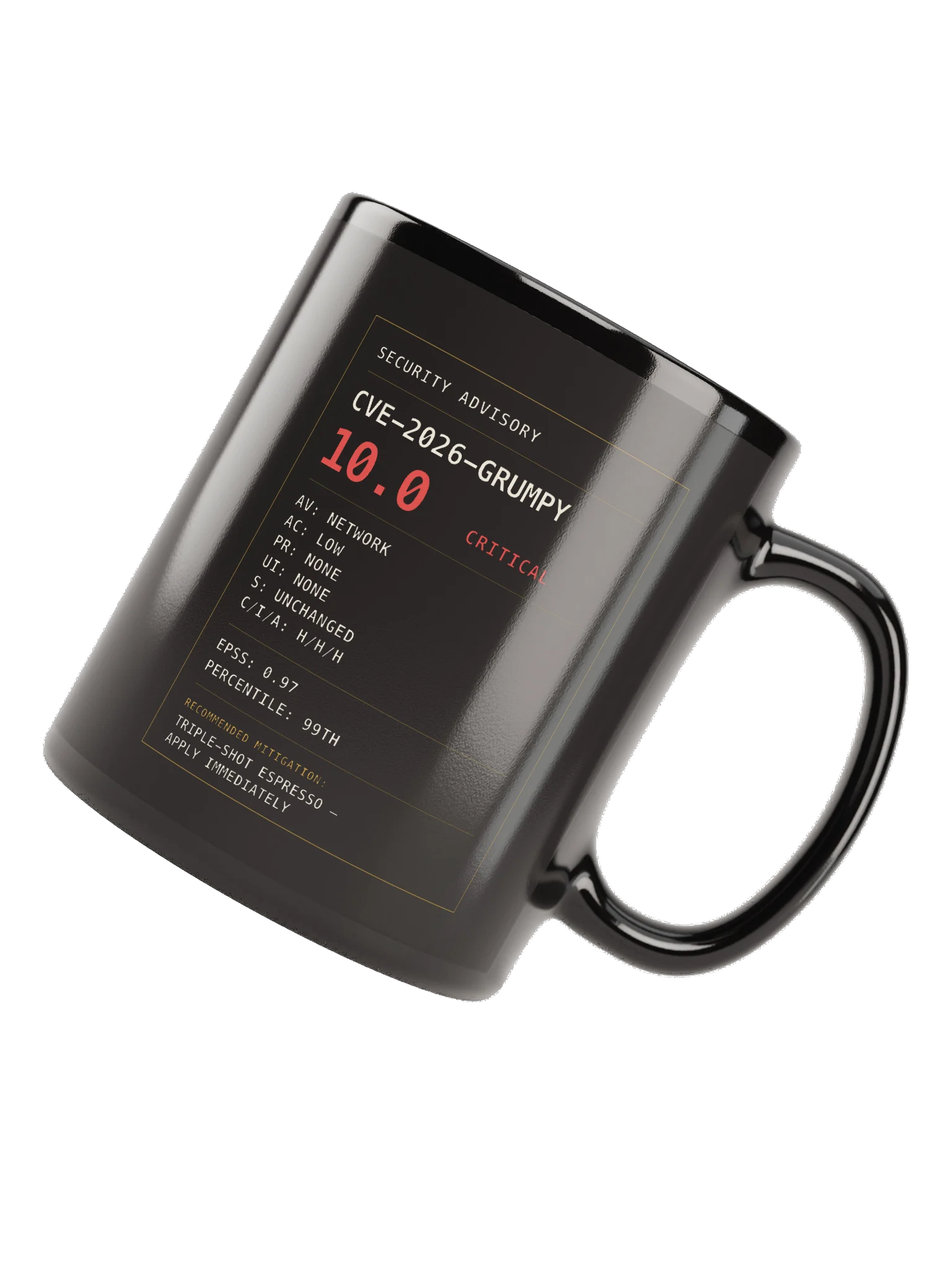 Grumpy Security Advisory Mug product image (6)