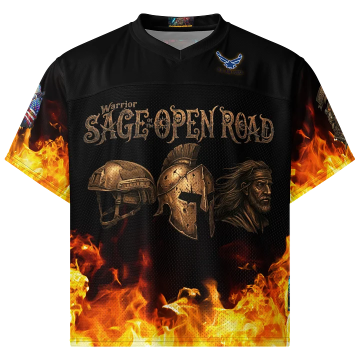 MötoGraffitti Warrior Sage Air Force Football Jersey product image (1)
