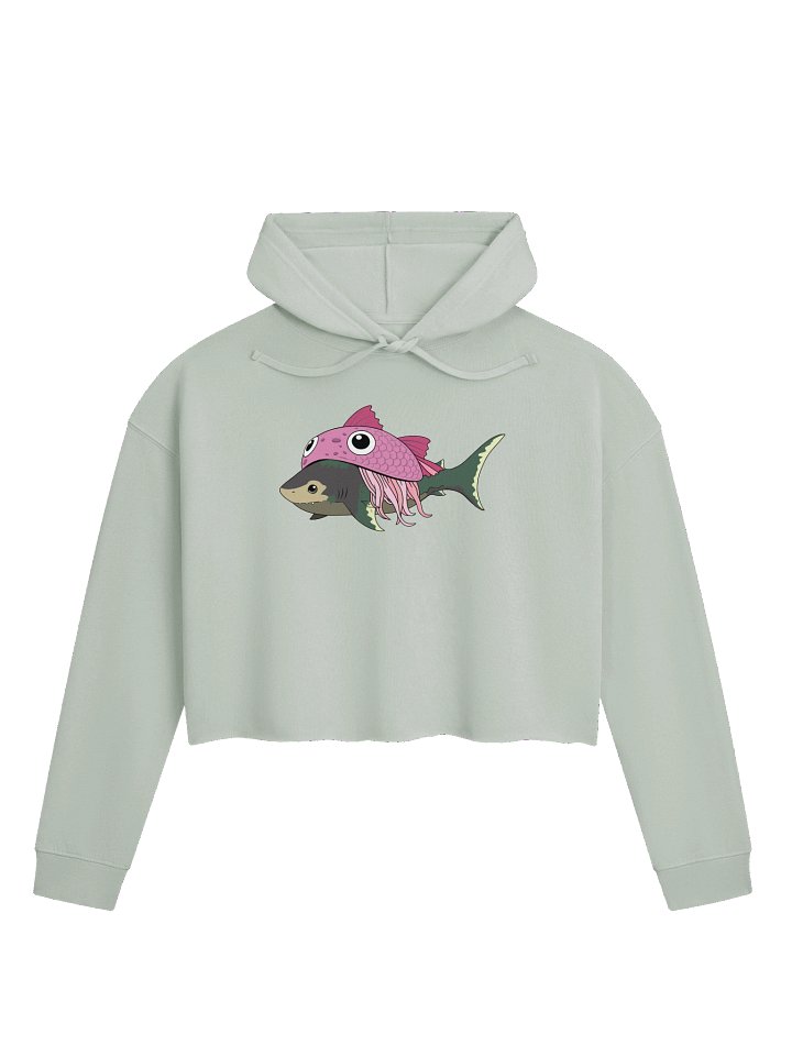 Manipulative Maws Front Logo Cropped Hoodie product image (21)